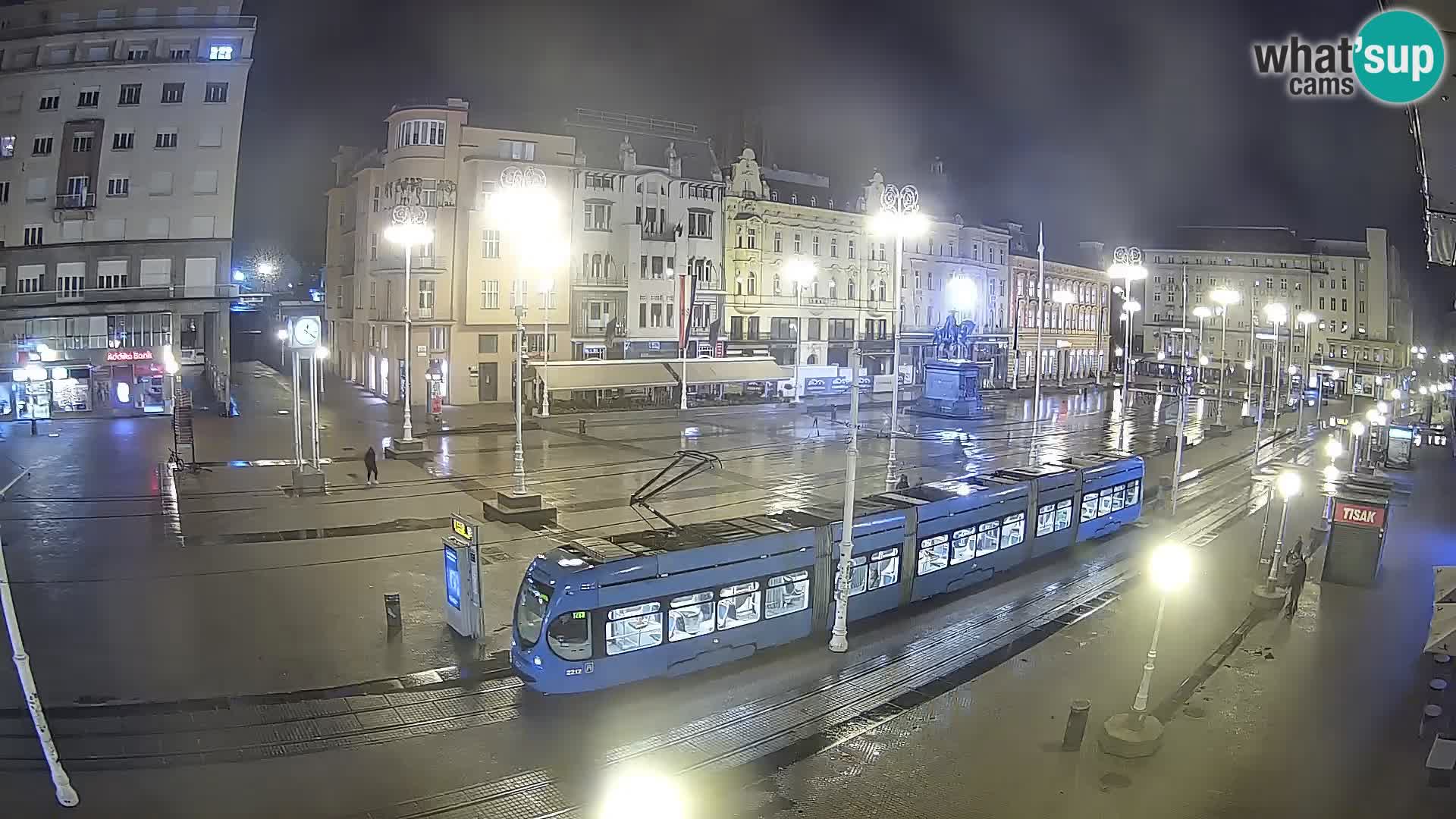 Zagreb webcam Ban Jelacica Platz | Kroatien