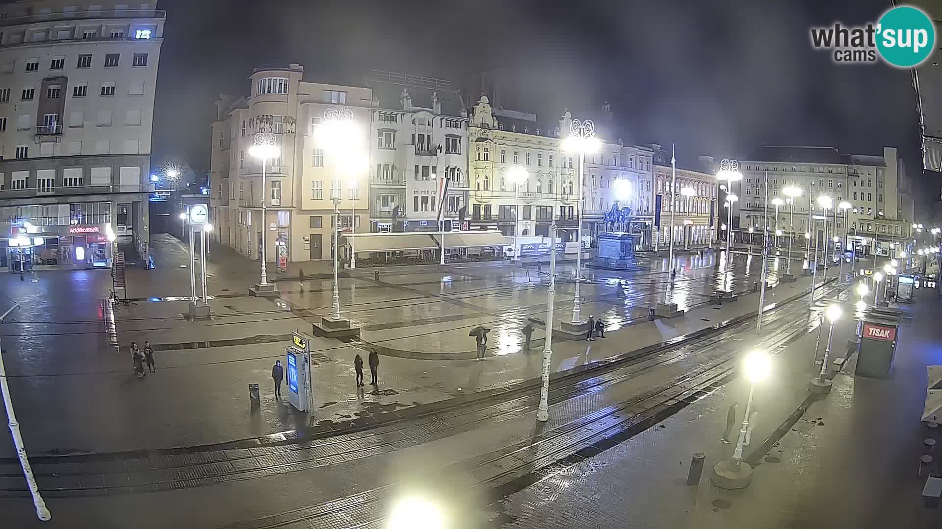 Live Cam Zagreb Ban Jelačić place | Croatie