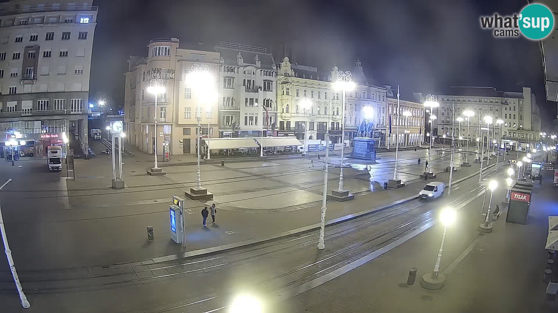 Live Cam Zagreb Ban Jelačić place | Croatie