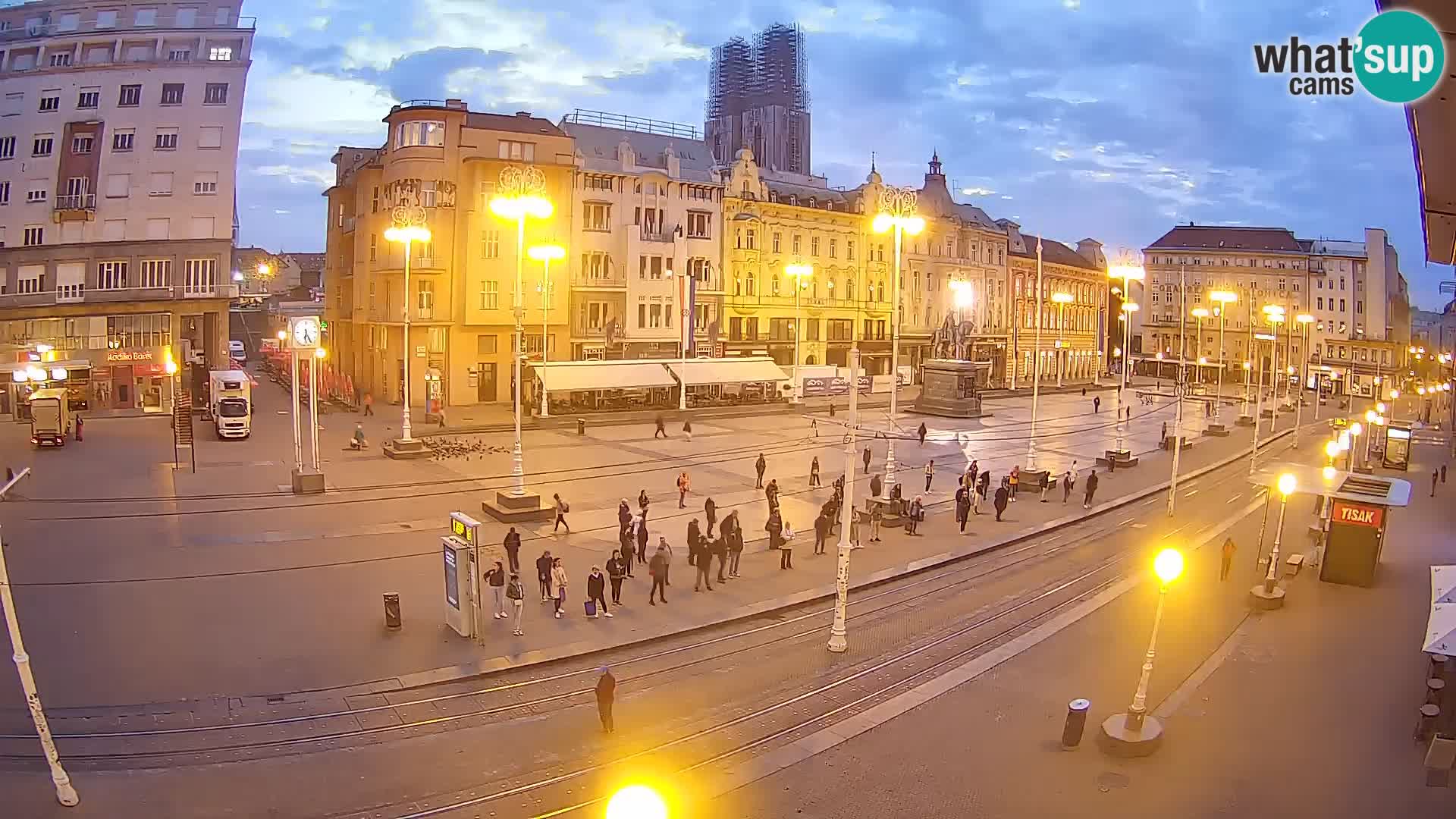 Zagreb -Trg Bana Jelačića