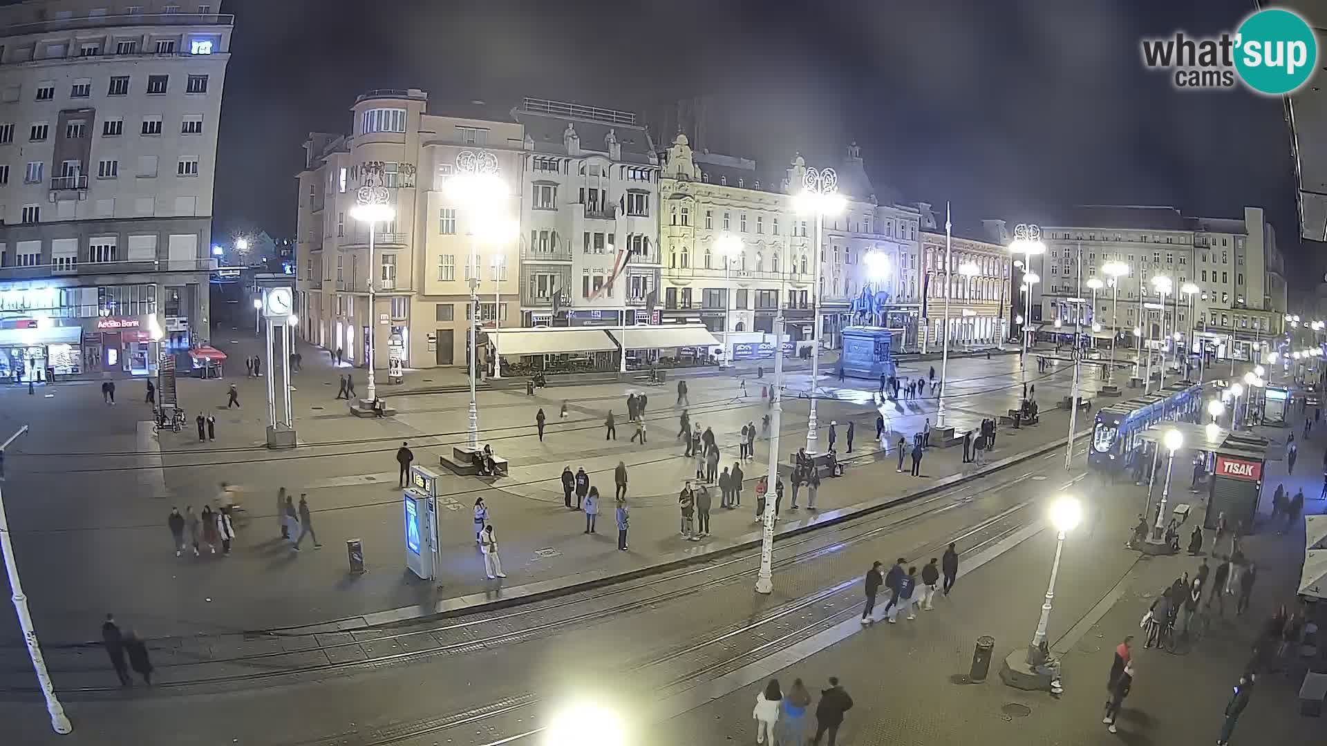 Live Cam Zagreb Ban Jelačić place | Croatie