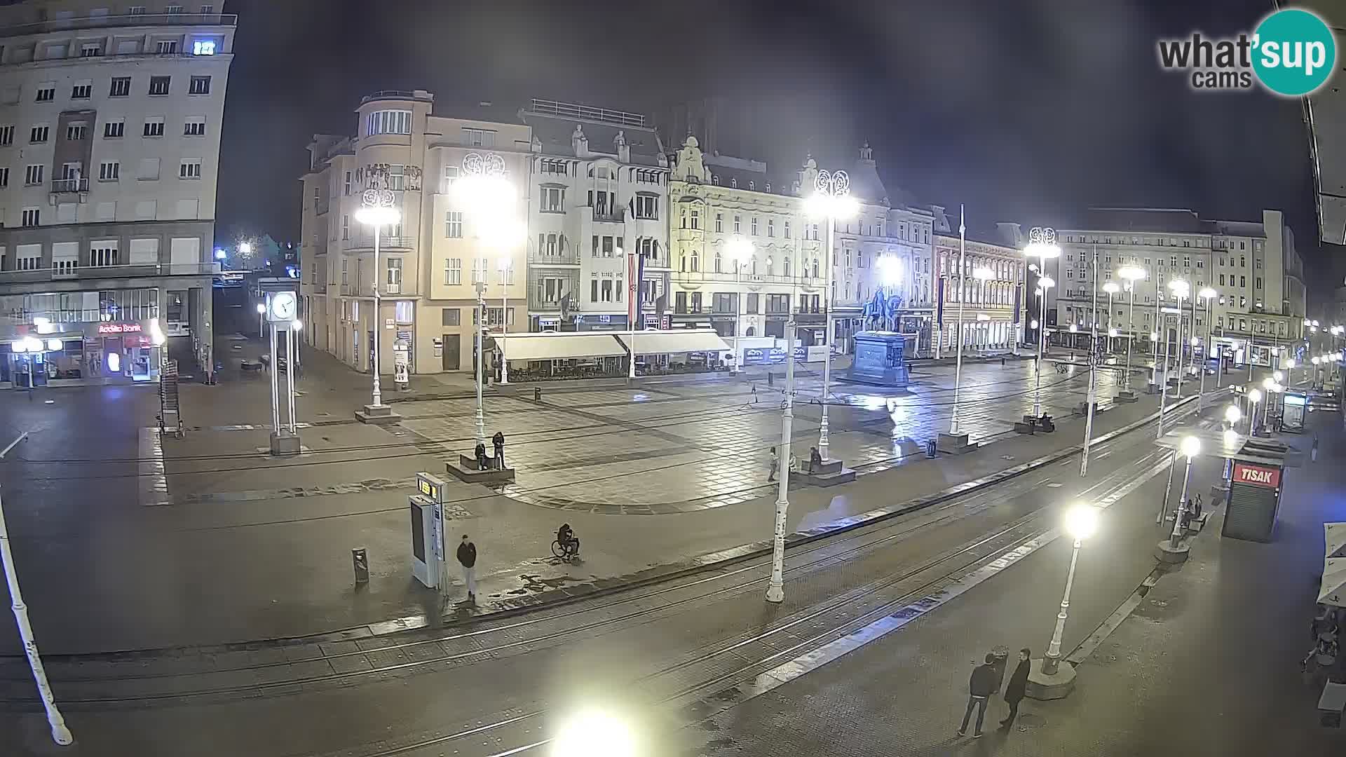 Webcam Zagreb Bana Jelačića square | Croatia