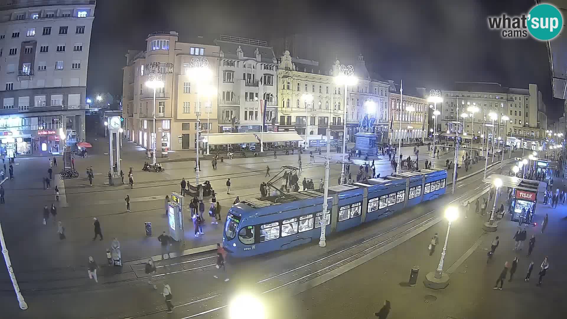 Live Cam Zagreb Ban Jelačić place | Croatie