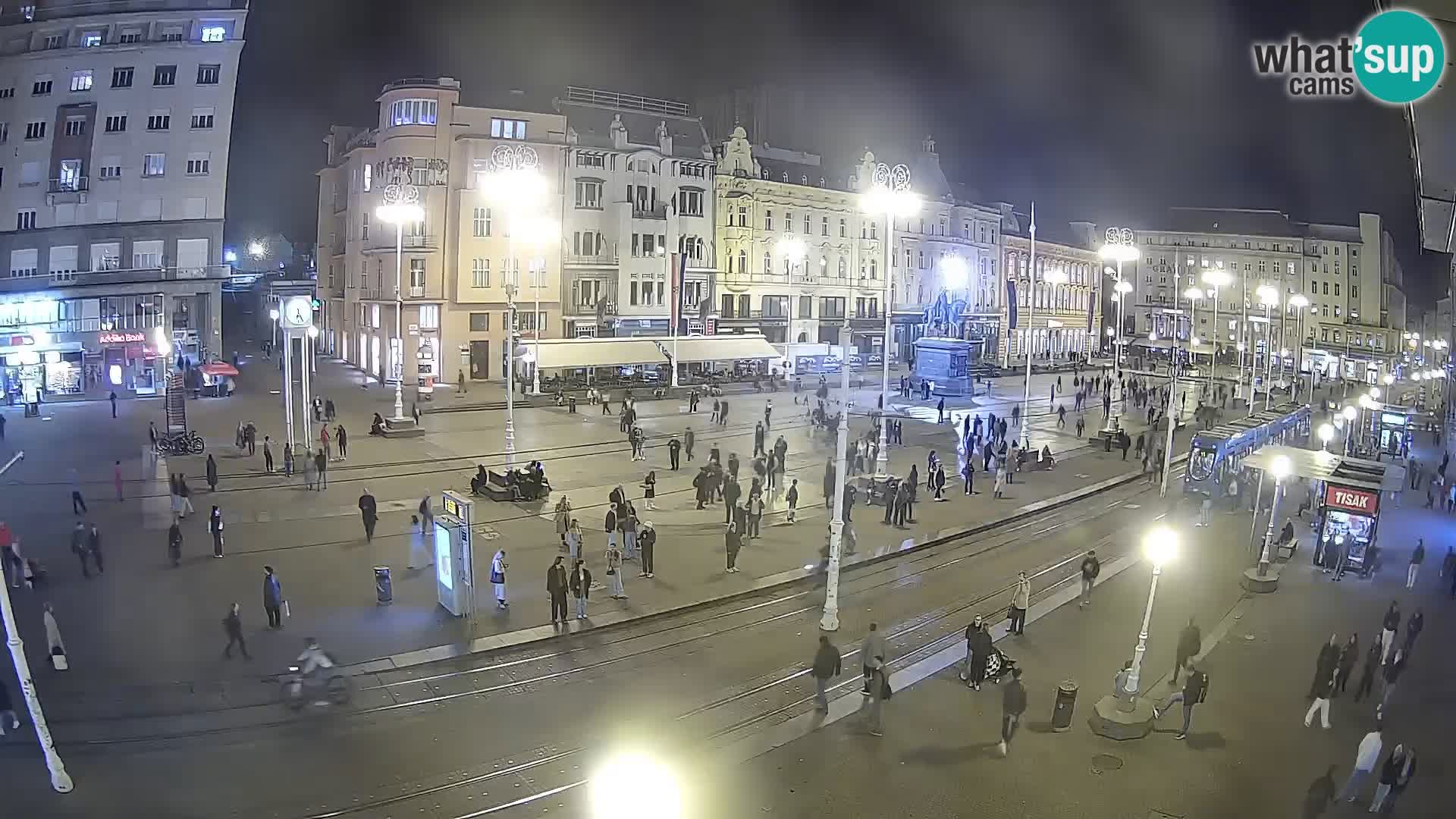 Webcam Zagreb Bana Jelačića square | Croatia