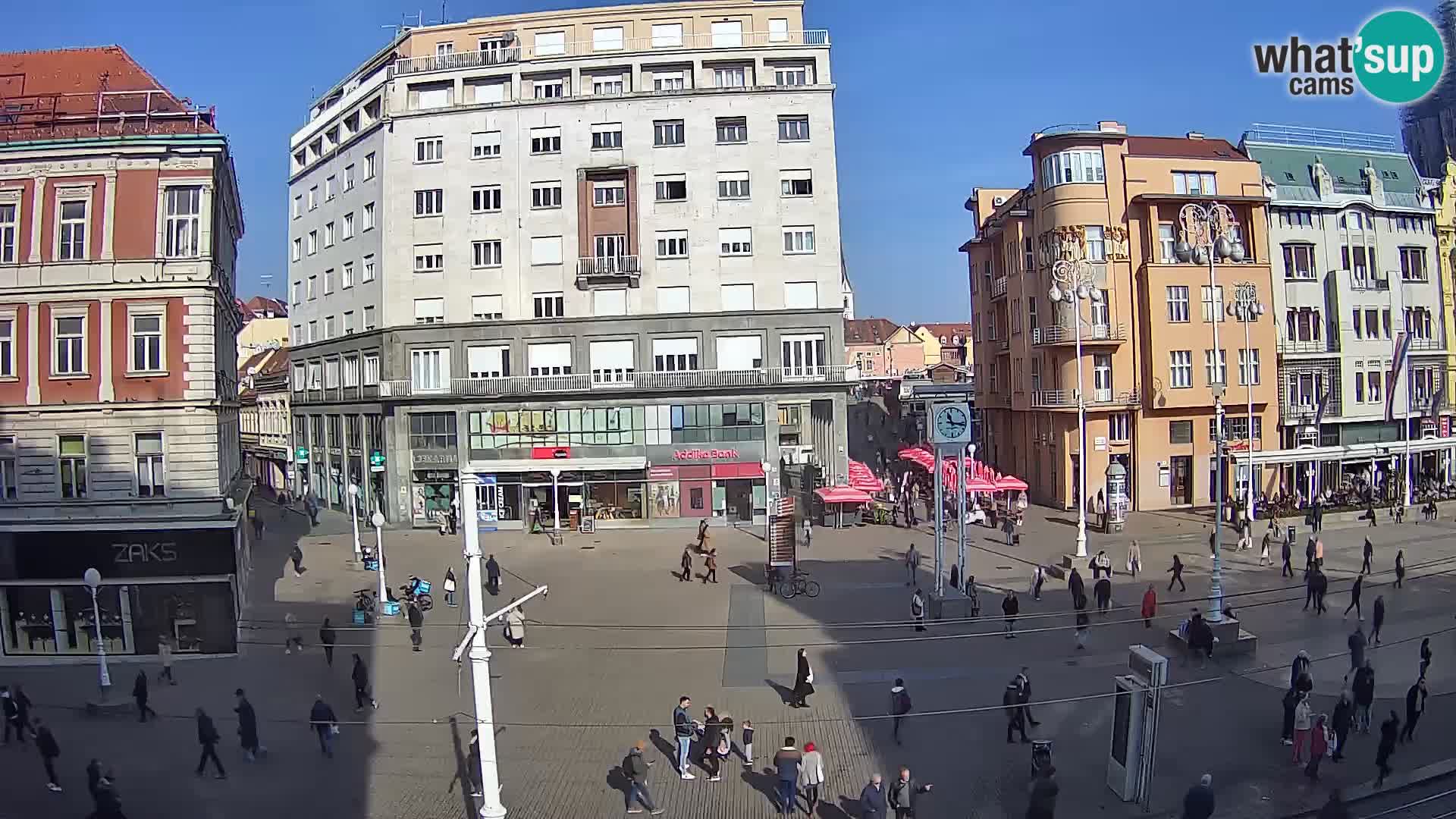 Zagreb live cam Bana Jelačića