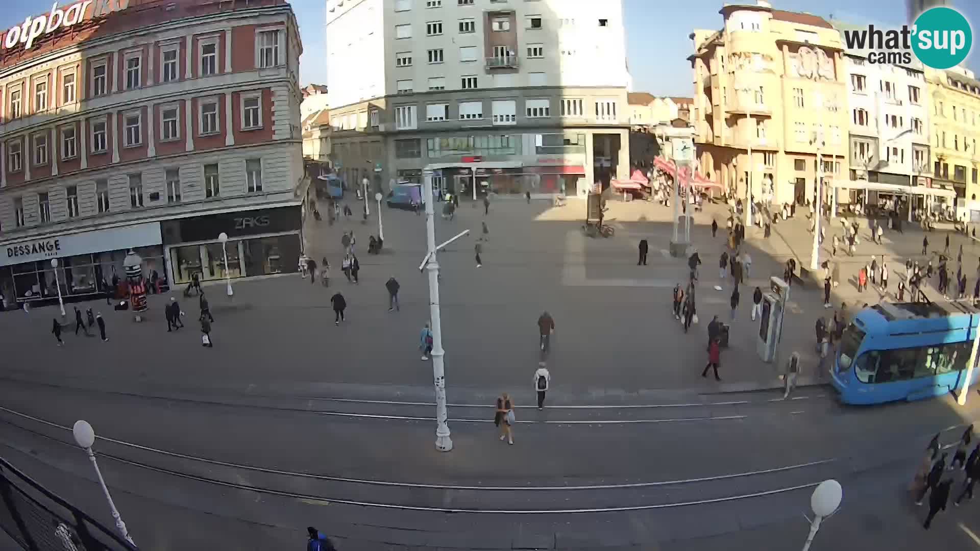 Webcam Zagreb Bana Jelačića square | Croatia