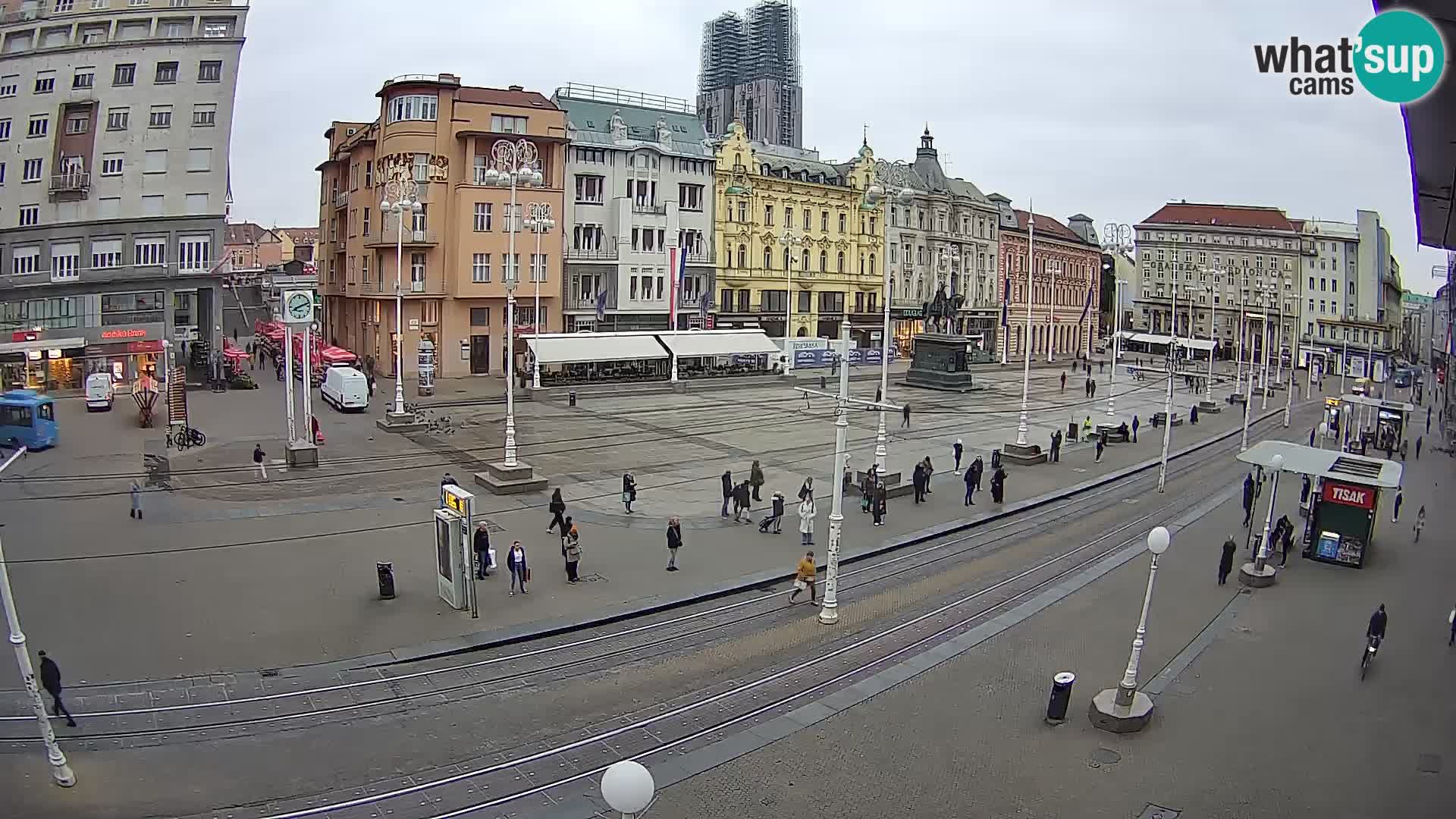 Zagreb live cam Bana Jelačića