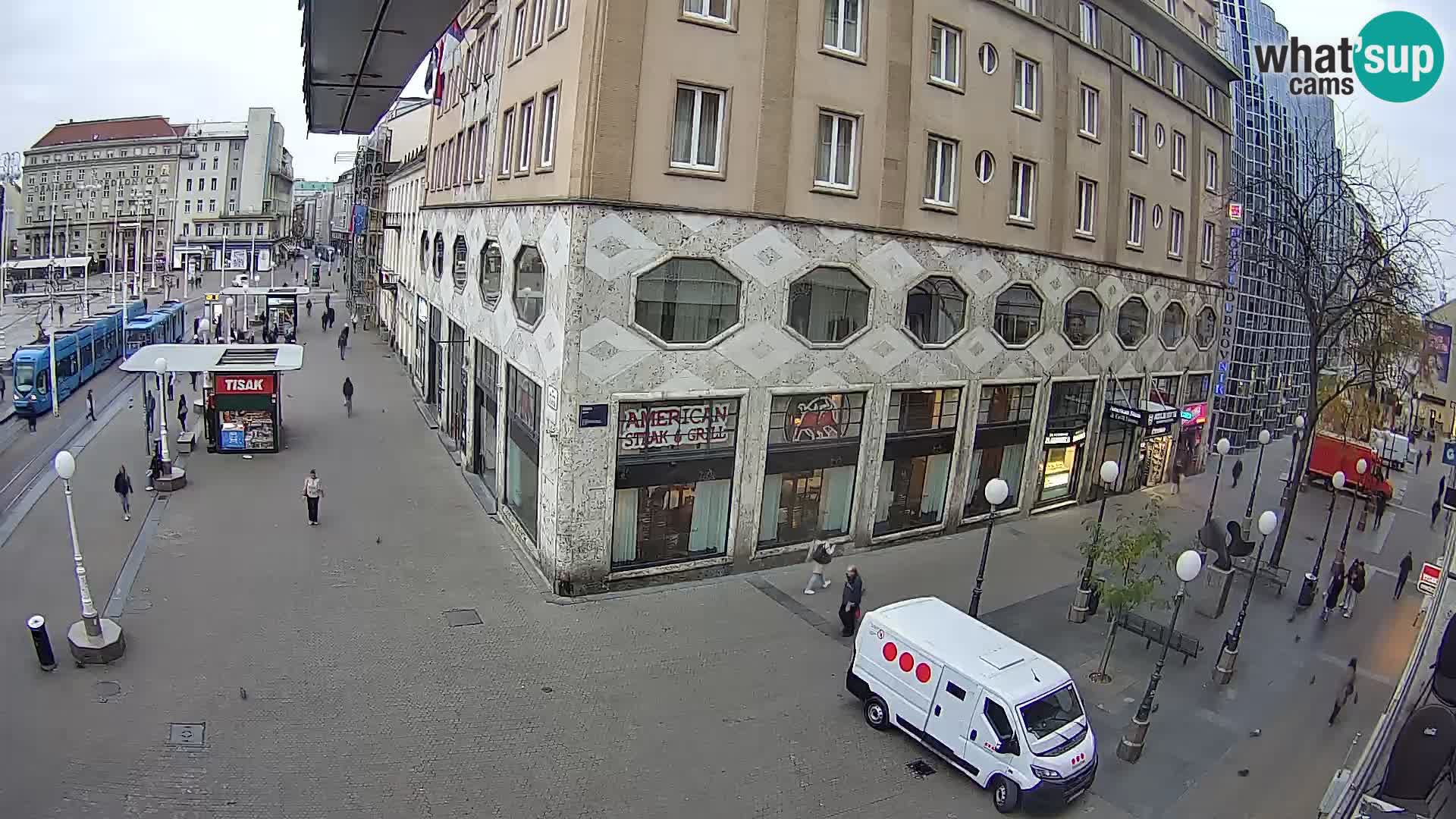 Zagreb live cam Bana Jelačića