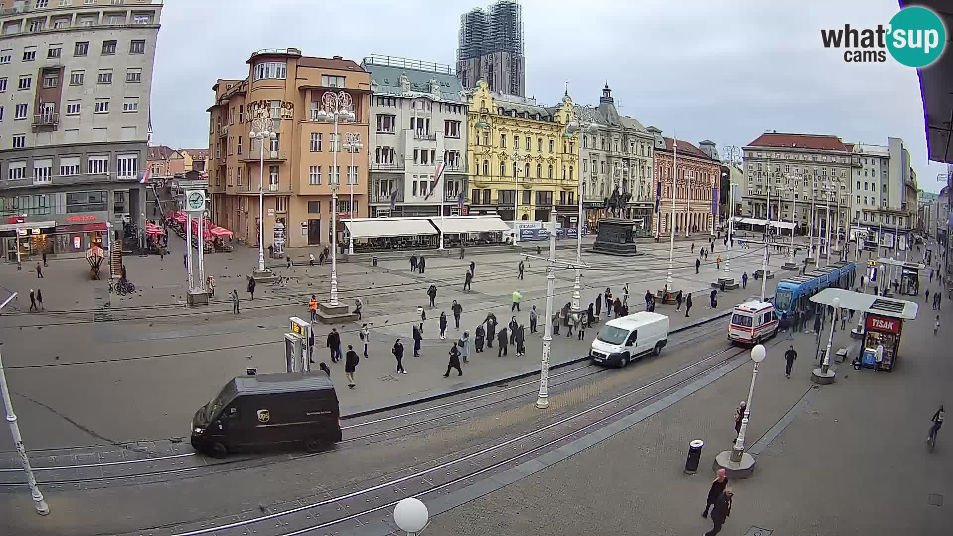 Zagabria – piazza Ban Jelačić