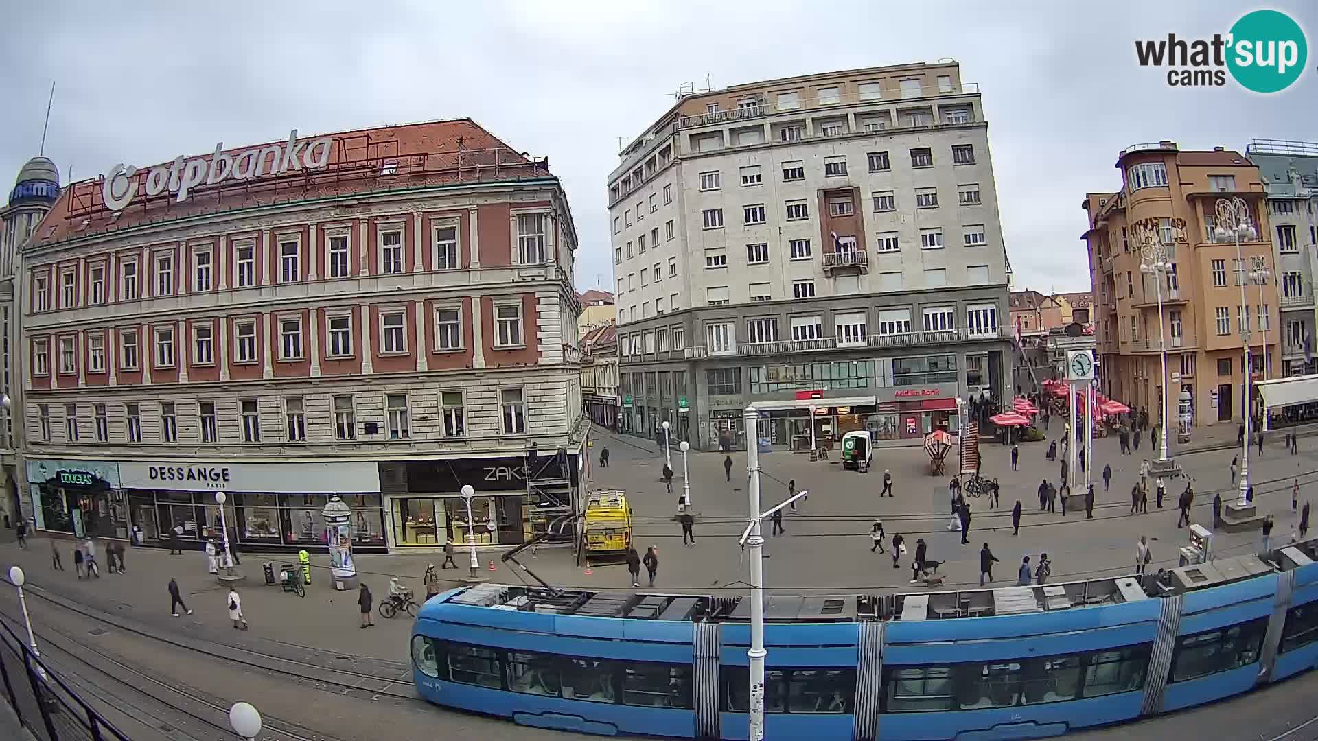 Zagreb live cam Bana Jelačića