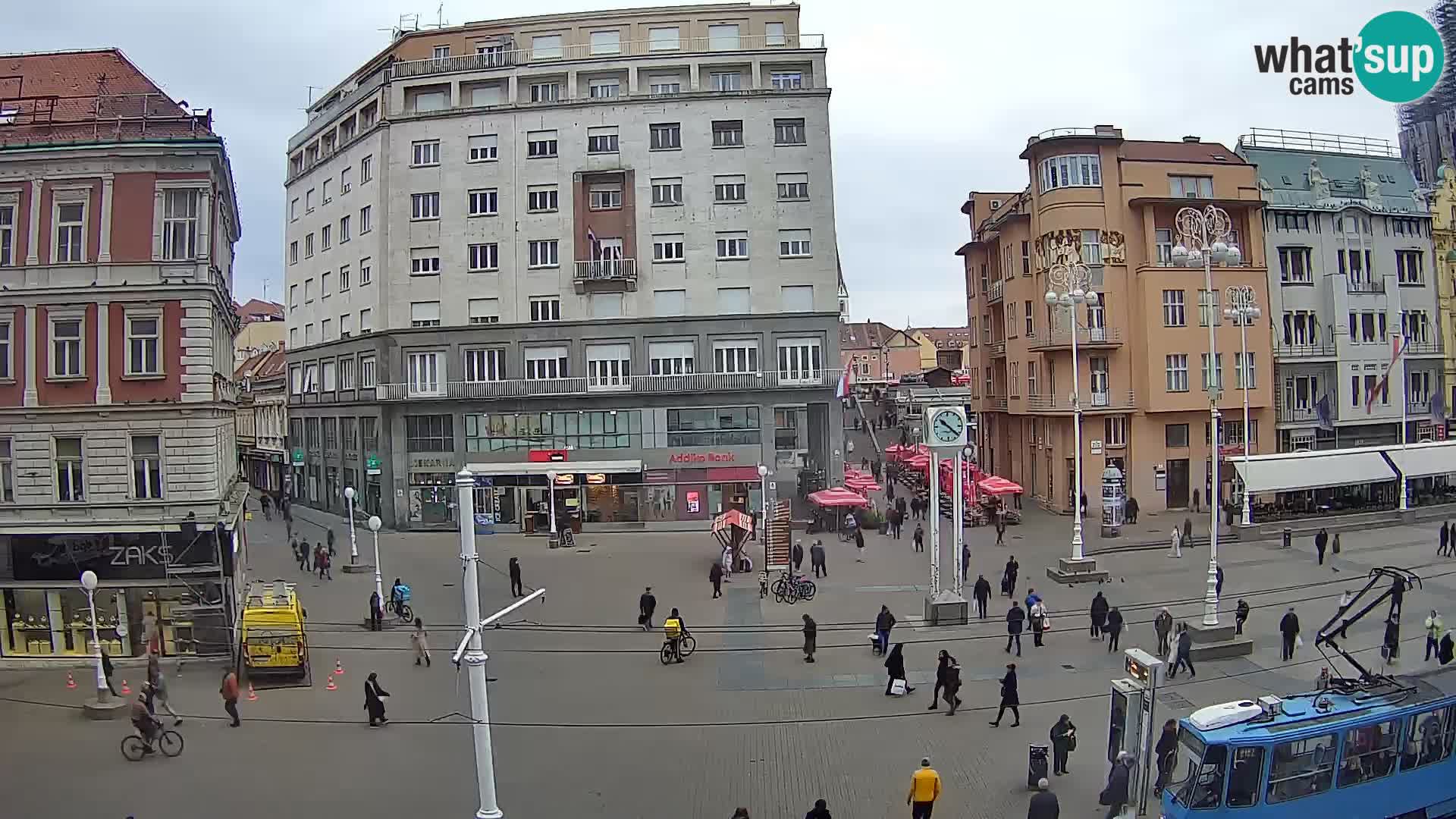 Zagreb live cam Bana Jelačića