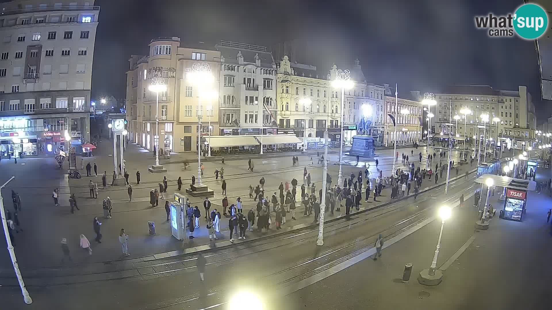 Zagreb live cam Bana Jelačića