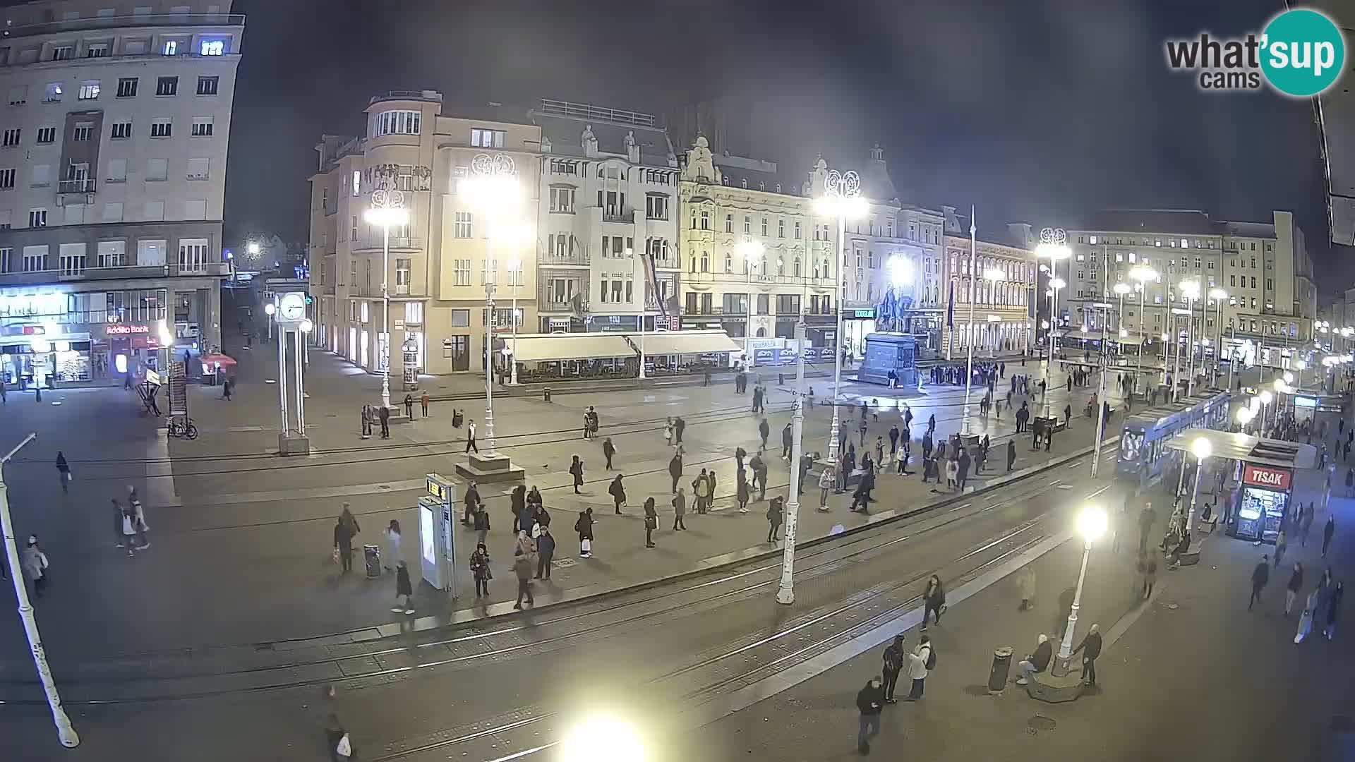 Zagreb live cam Bana Jelačića