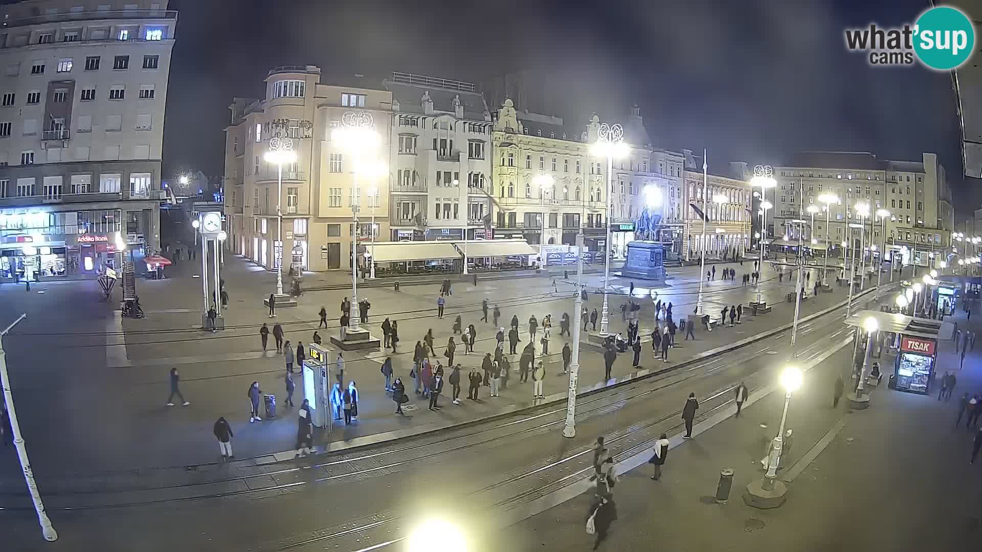 Zagreb live cam Bana Jelačića