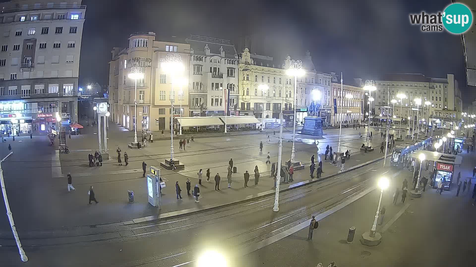 Webcam Zagabria Ban Jelacic piazza | Croazia