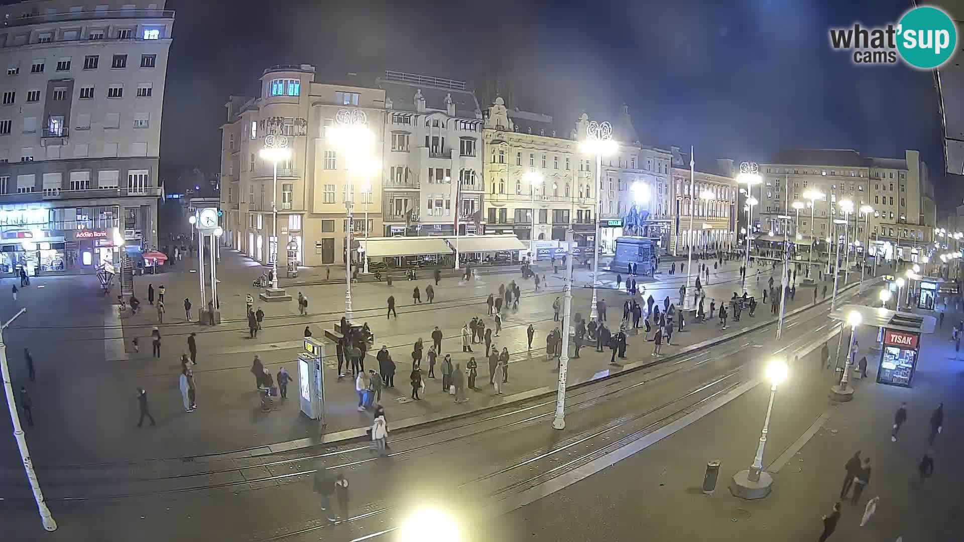 Webcam Zagabria Ban Jelacic piazza | Croazia