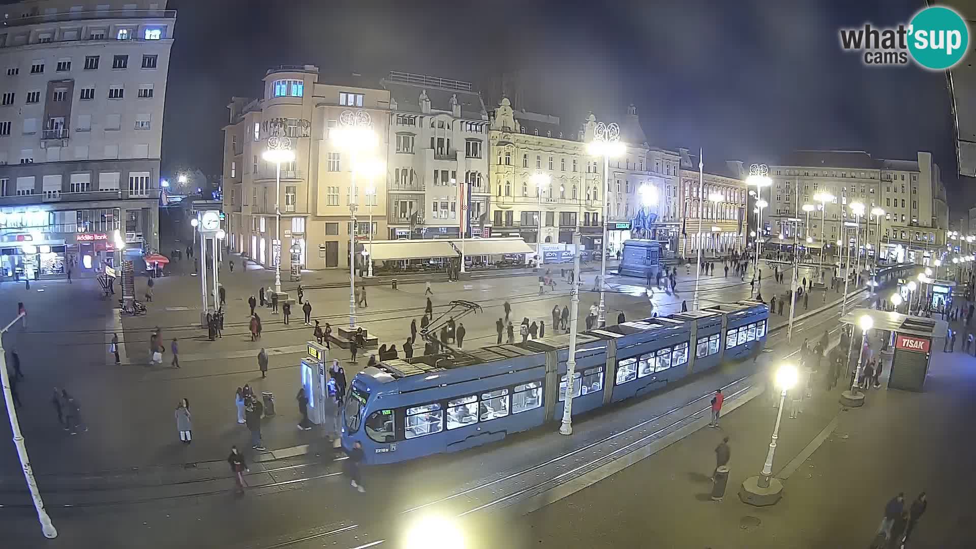 Zagreb live cam Bana Jelačića