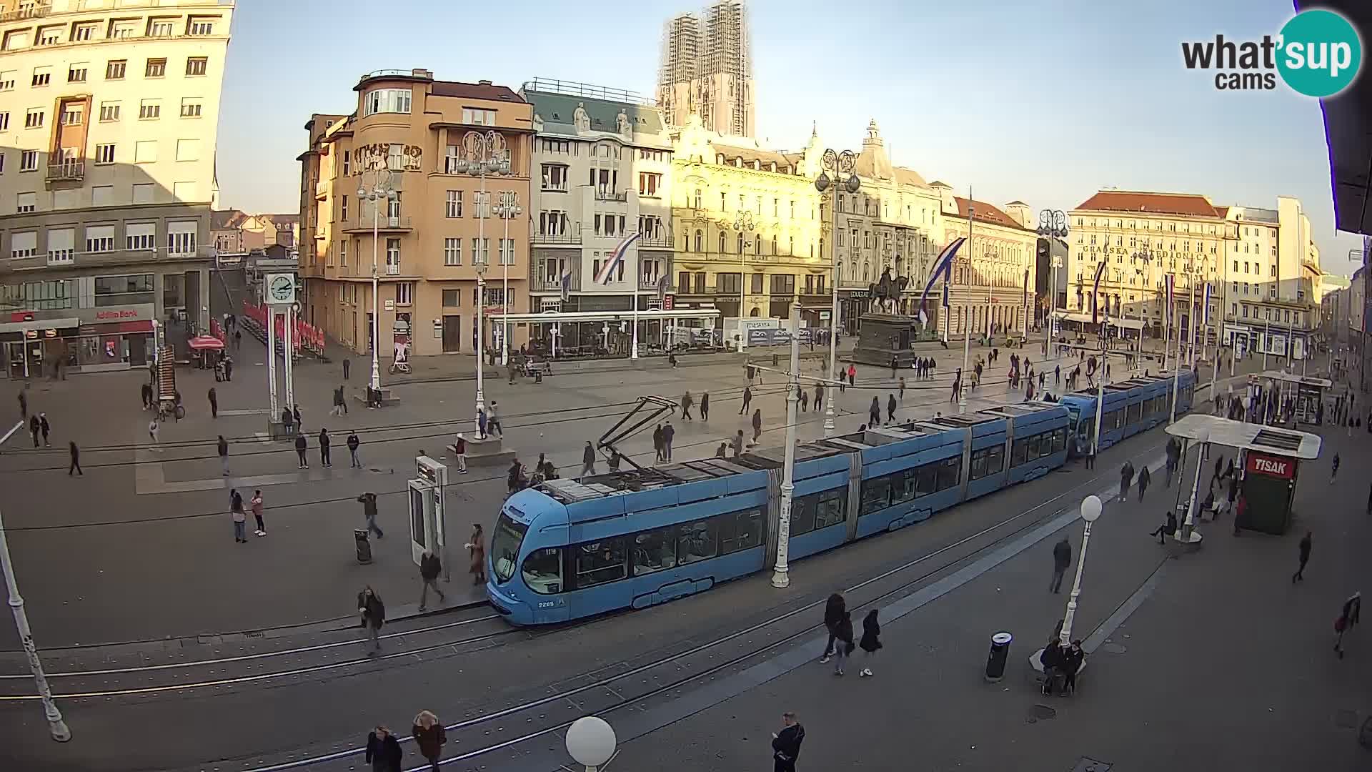 Spletna kamera Zagreb Ban Jelačić