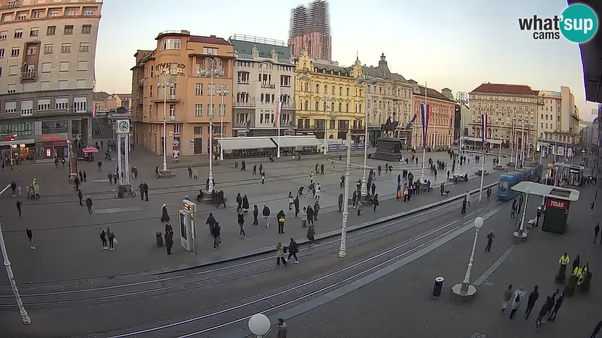 Zagreb -Trg Bana Jelačića