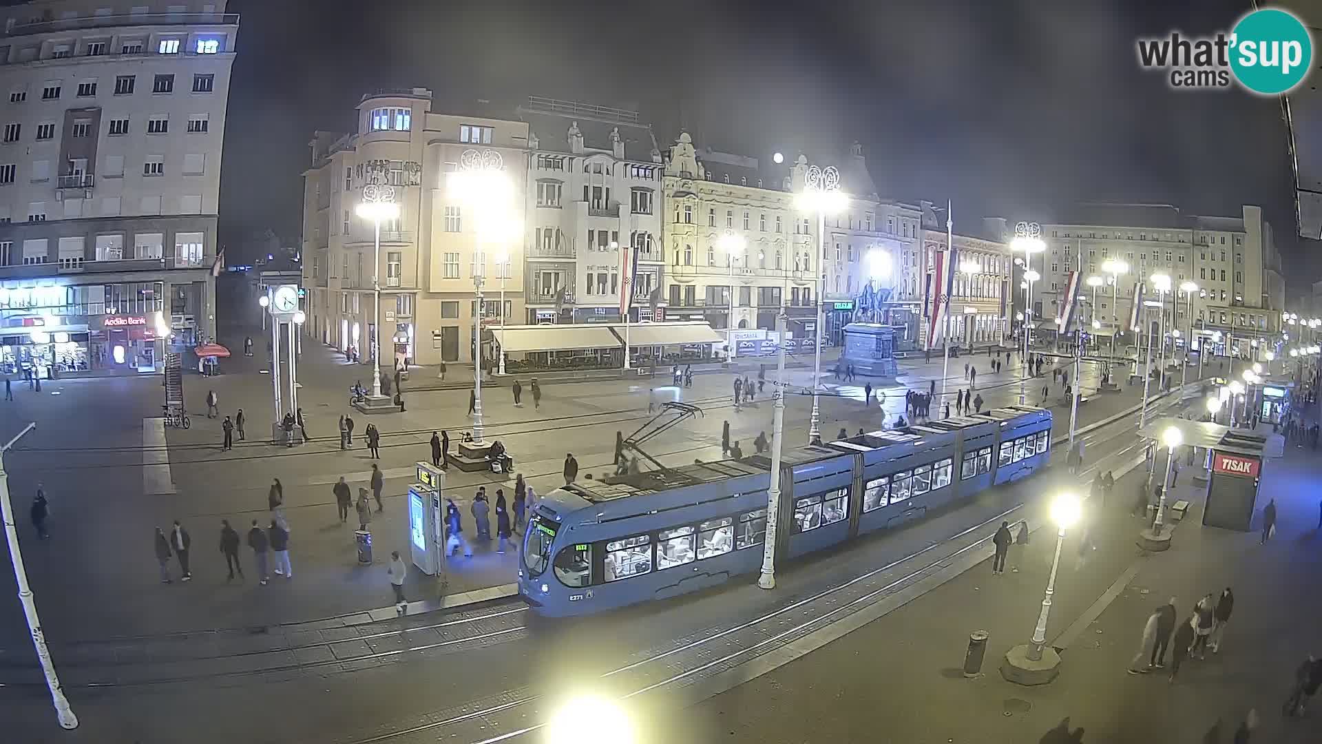 Live Cam Zagreb Ban Jelačić place | Croatie