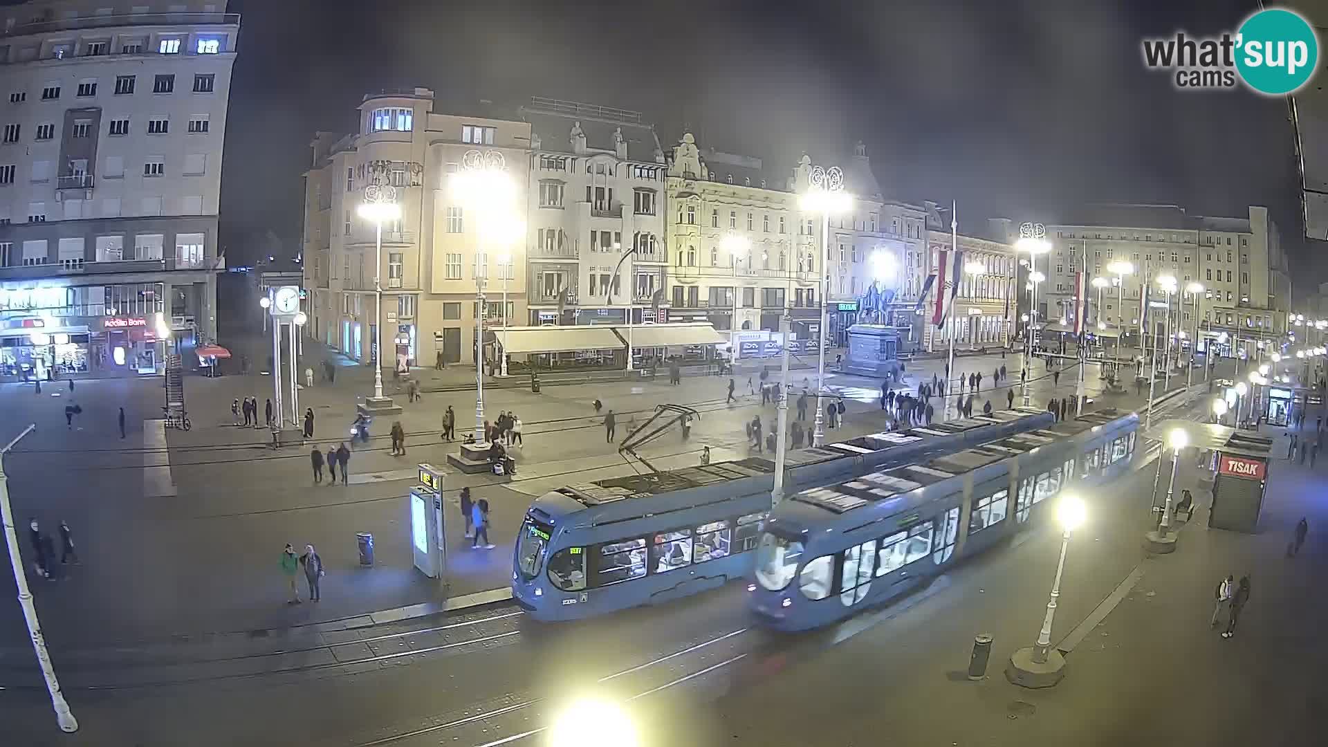 Zagreb live cam Bana Jelačića