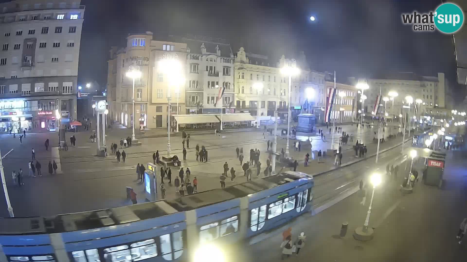 Zagreb live cam Bana Jelačića