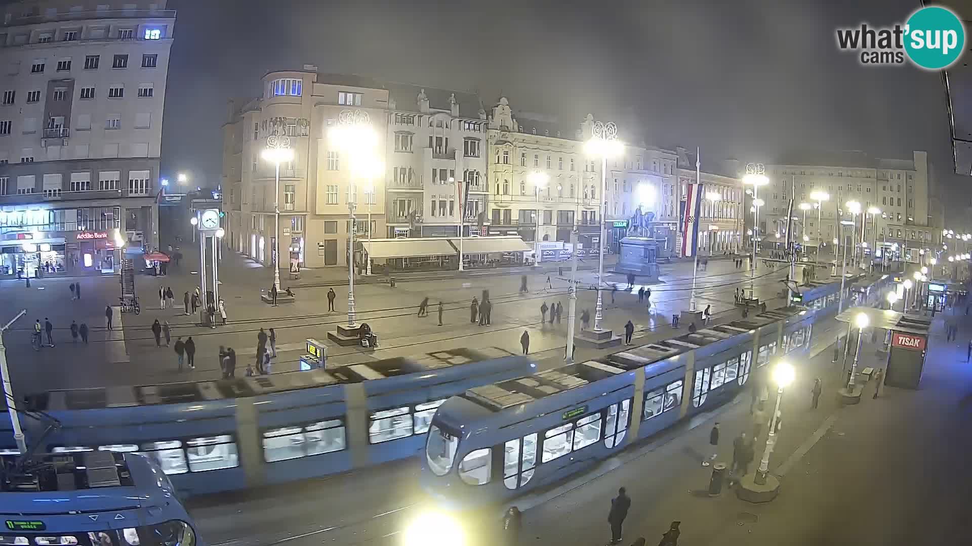 Webcam Zagabria Ban Jelacic piazza | Croazia