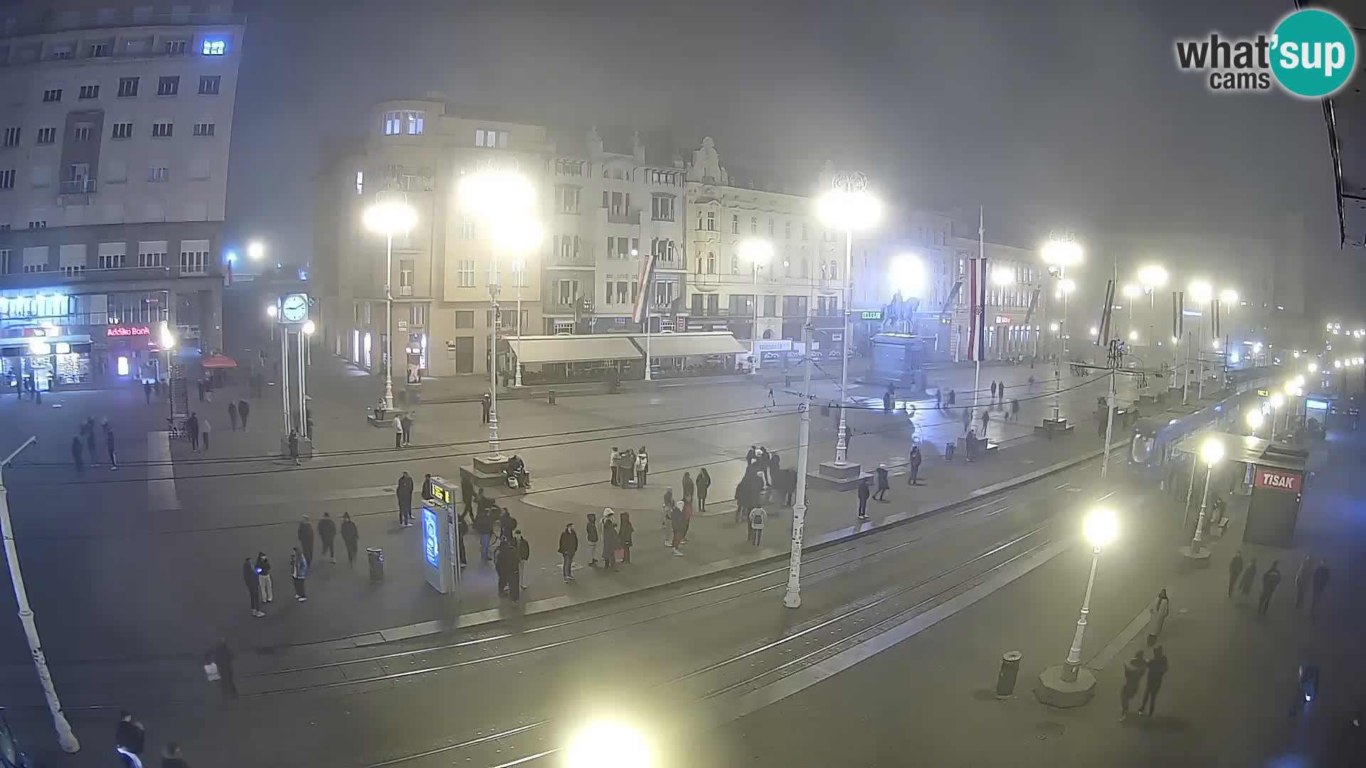 Webcam Zagabria Ban Jelacic piazza | Croazia