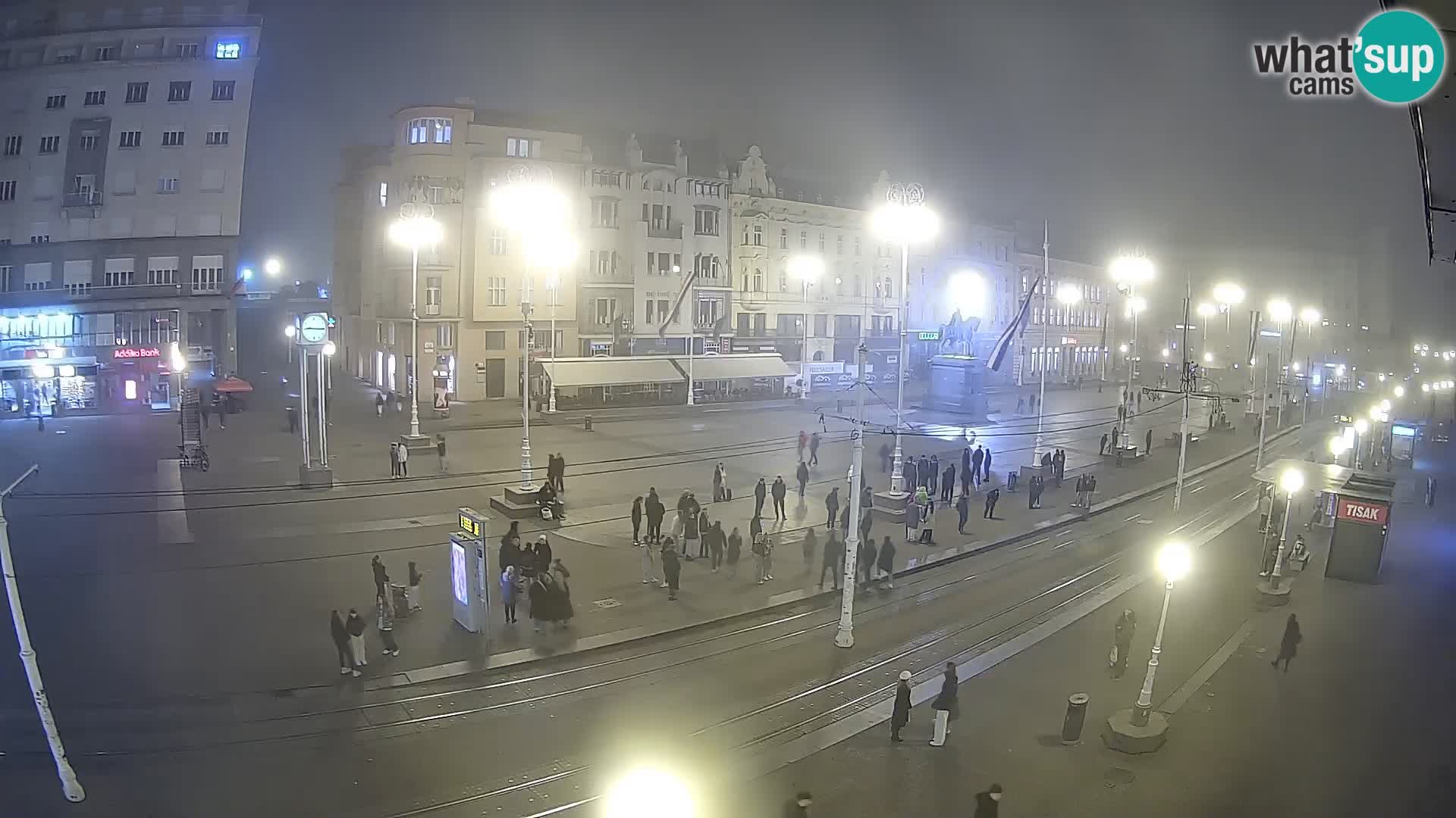 Webcam Zagabria Ban Jelacic piazza | Croazia