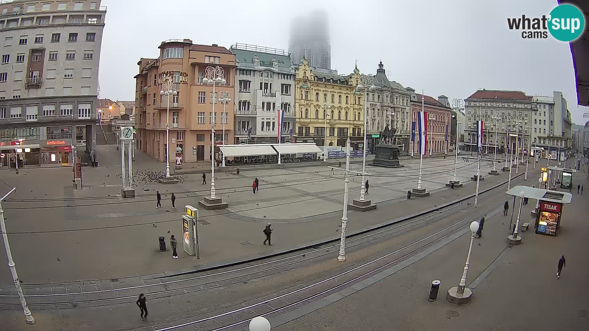 Zagreb live cam Bana Jelačića