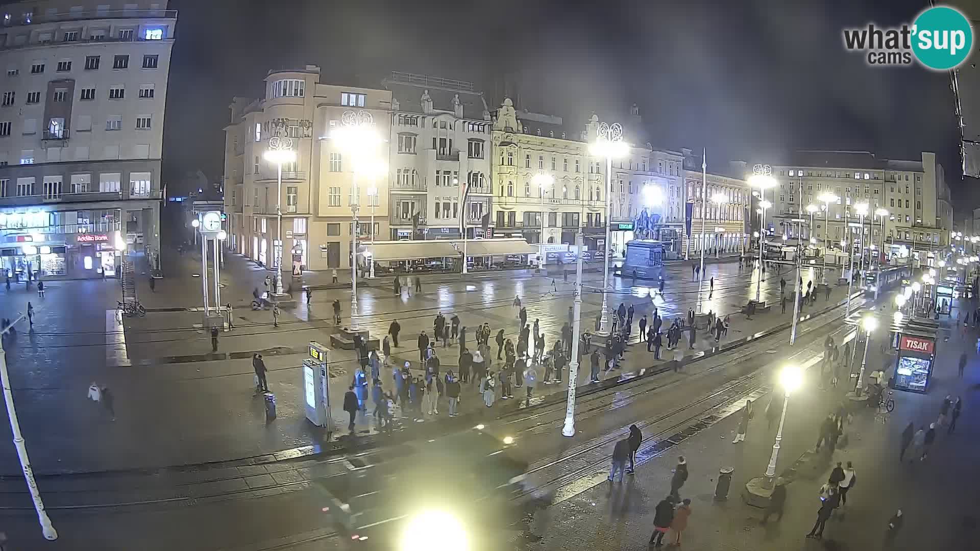 Webcam Zagabria Ban Jelacic piazza | Croazia