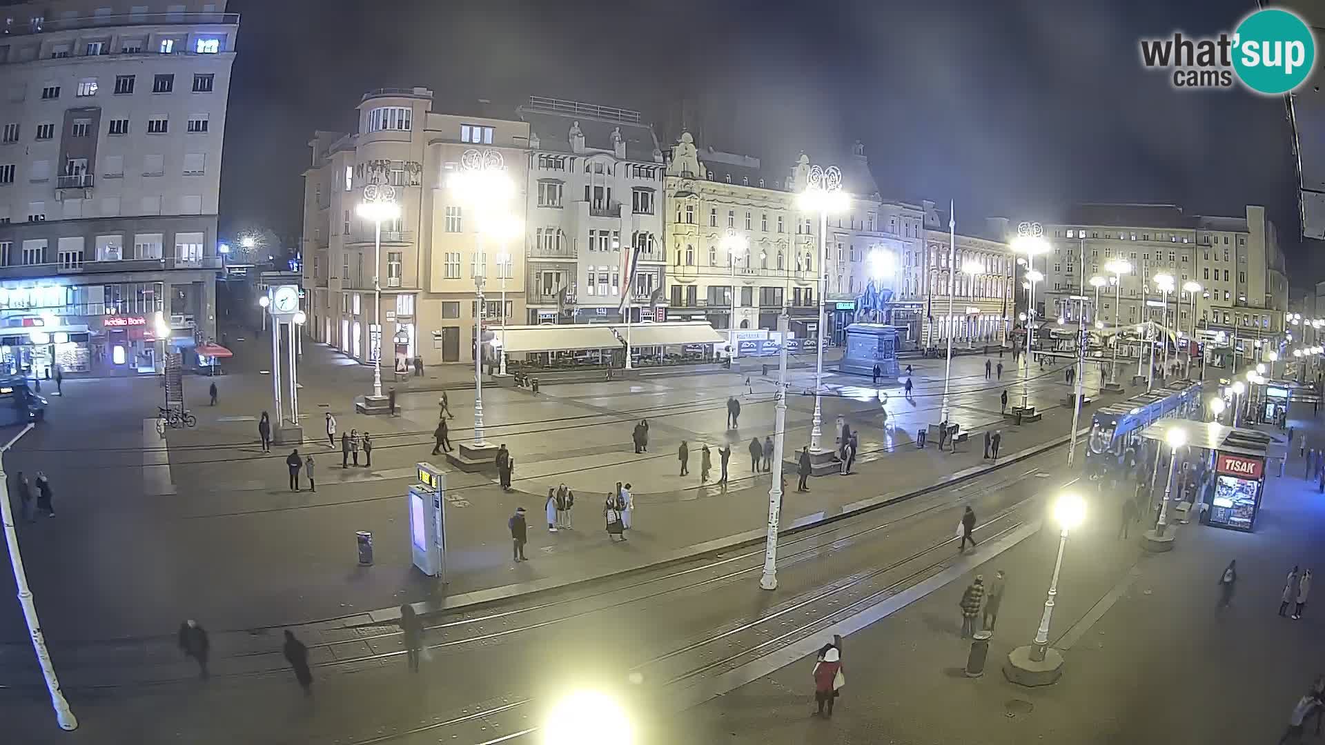 Webcam Zagabria Ban Jelacic piazza | Croazia