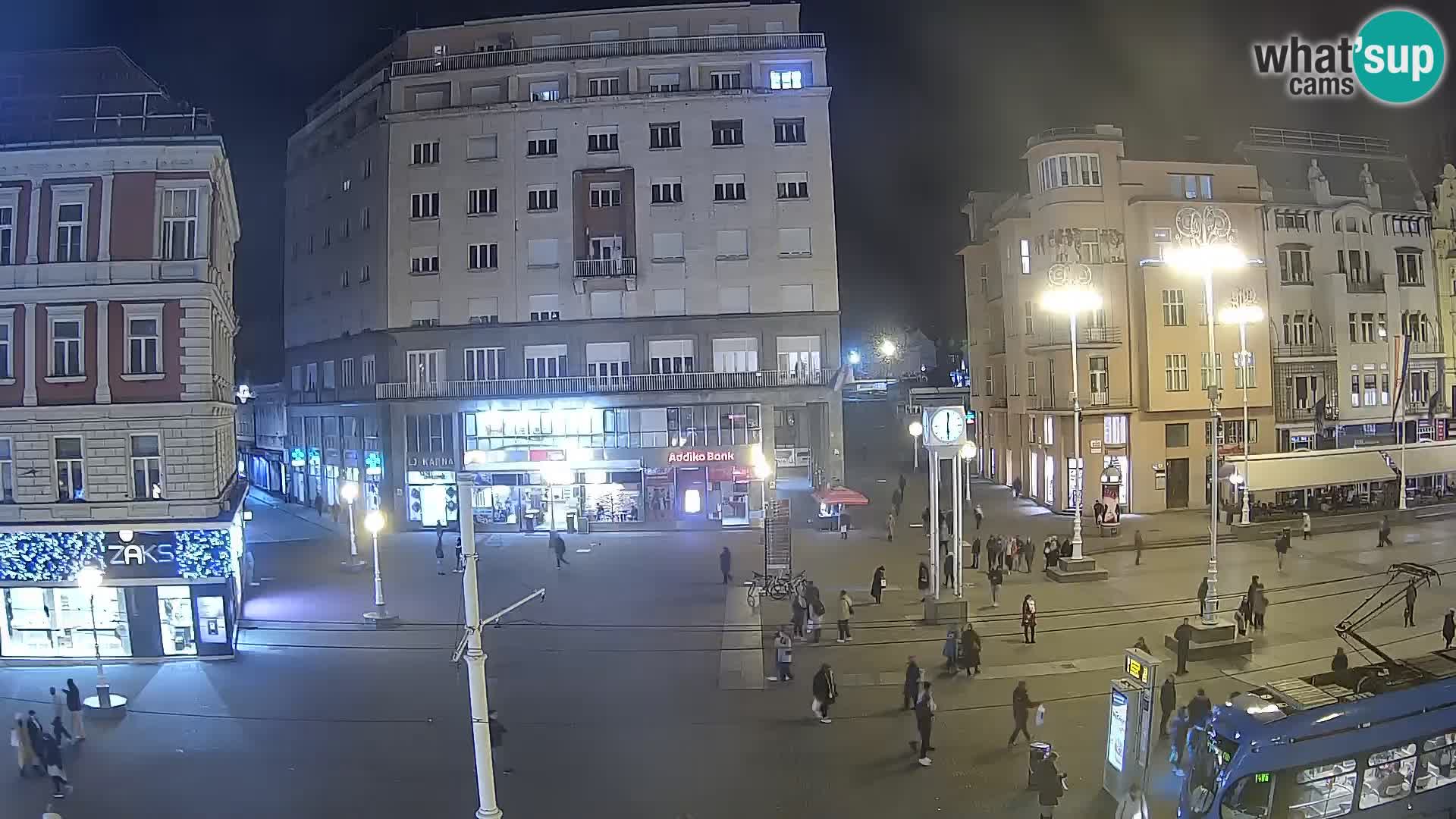 Zagreb webcam Ban Jelacica Platz | Kroatien