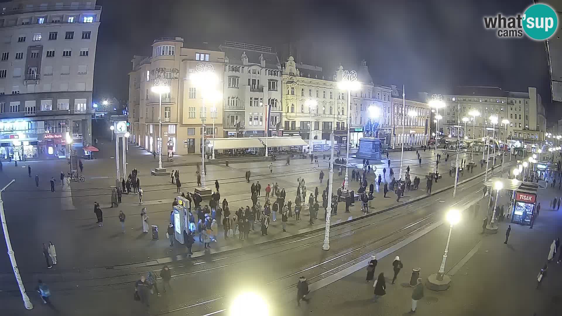 Zagreb live cam Bana Jelačića