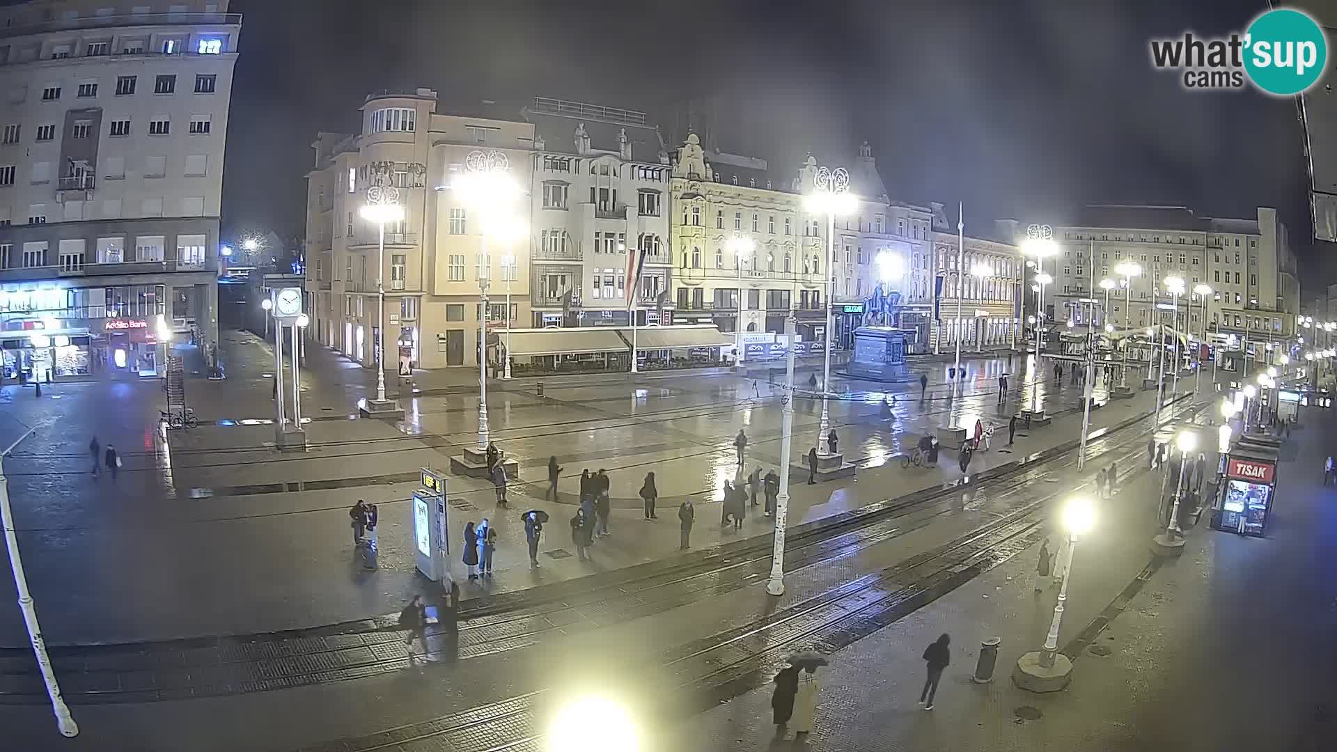 Zagreb live cam Bana Jelačića