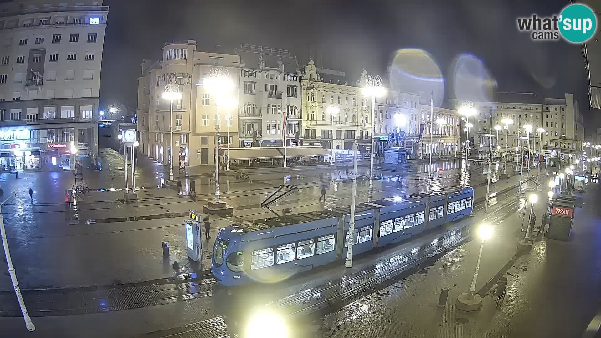 Zagreb webcam Ban Jelacica Platz | Kroatien