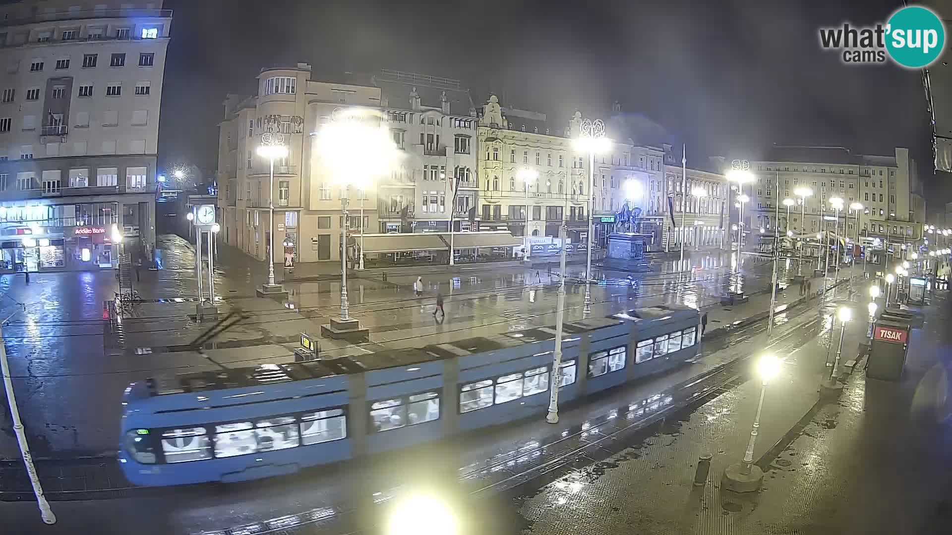 Webcam Zagabria Ban Jelacic piazza | Croazia