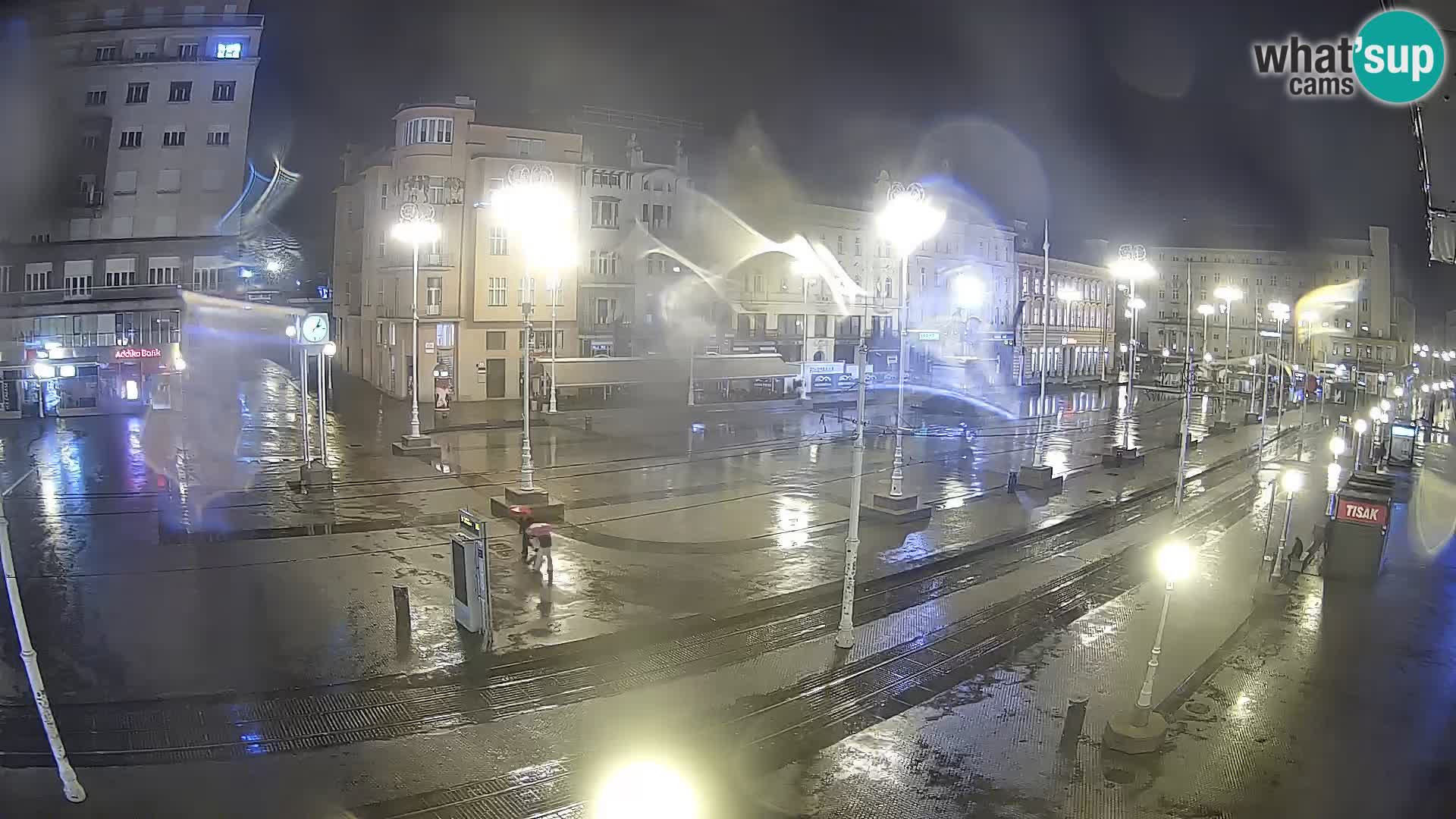 Zagreb webcam Ban Jelacica Platz | Kroatien