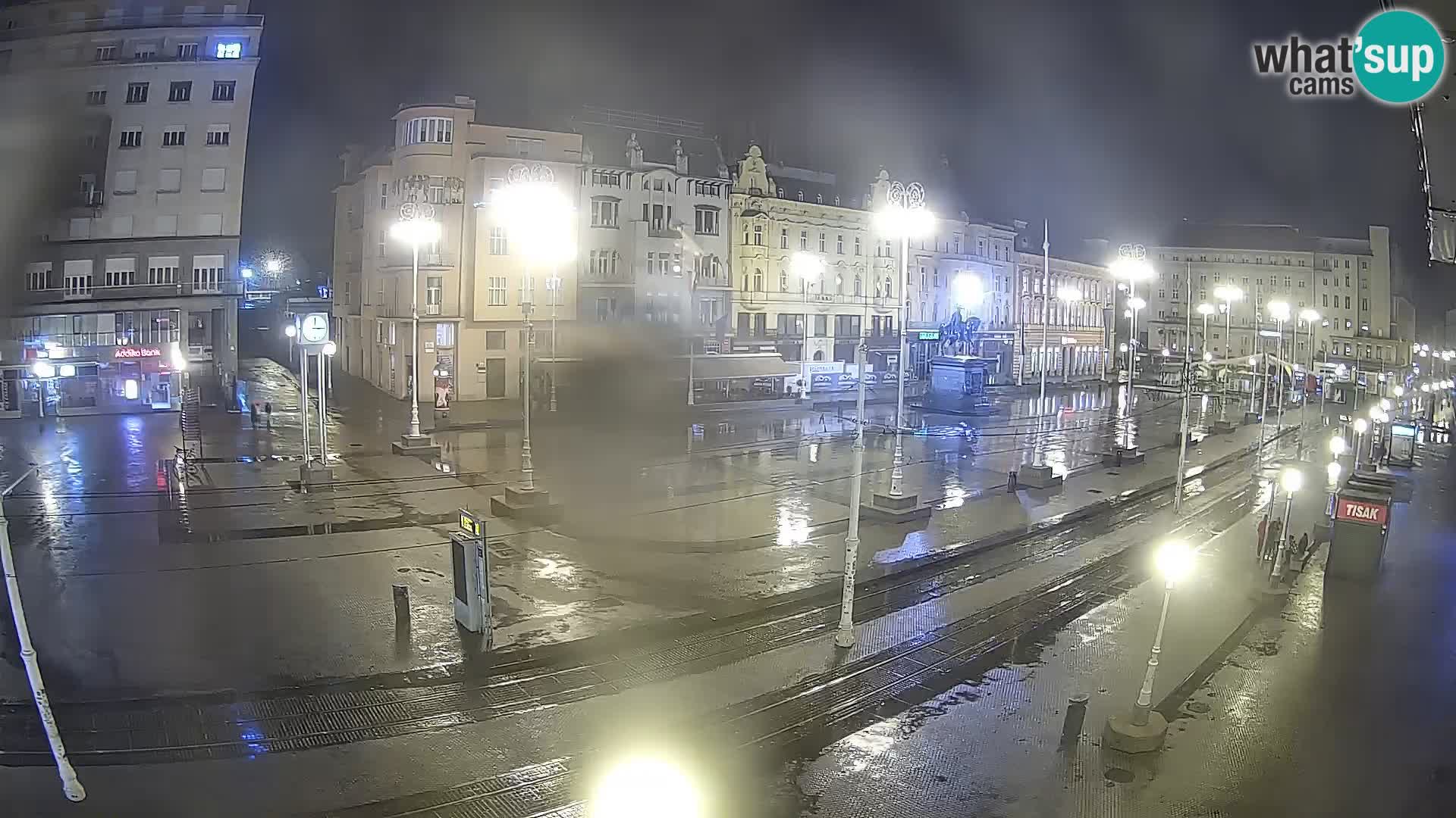 Zagreb webcam Ban Jelacica Platz | Kroatien