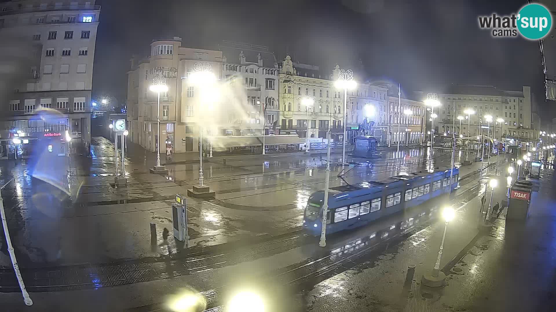 Zagreb webcam Ban Jelacica Platz | Kroatien