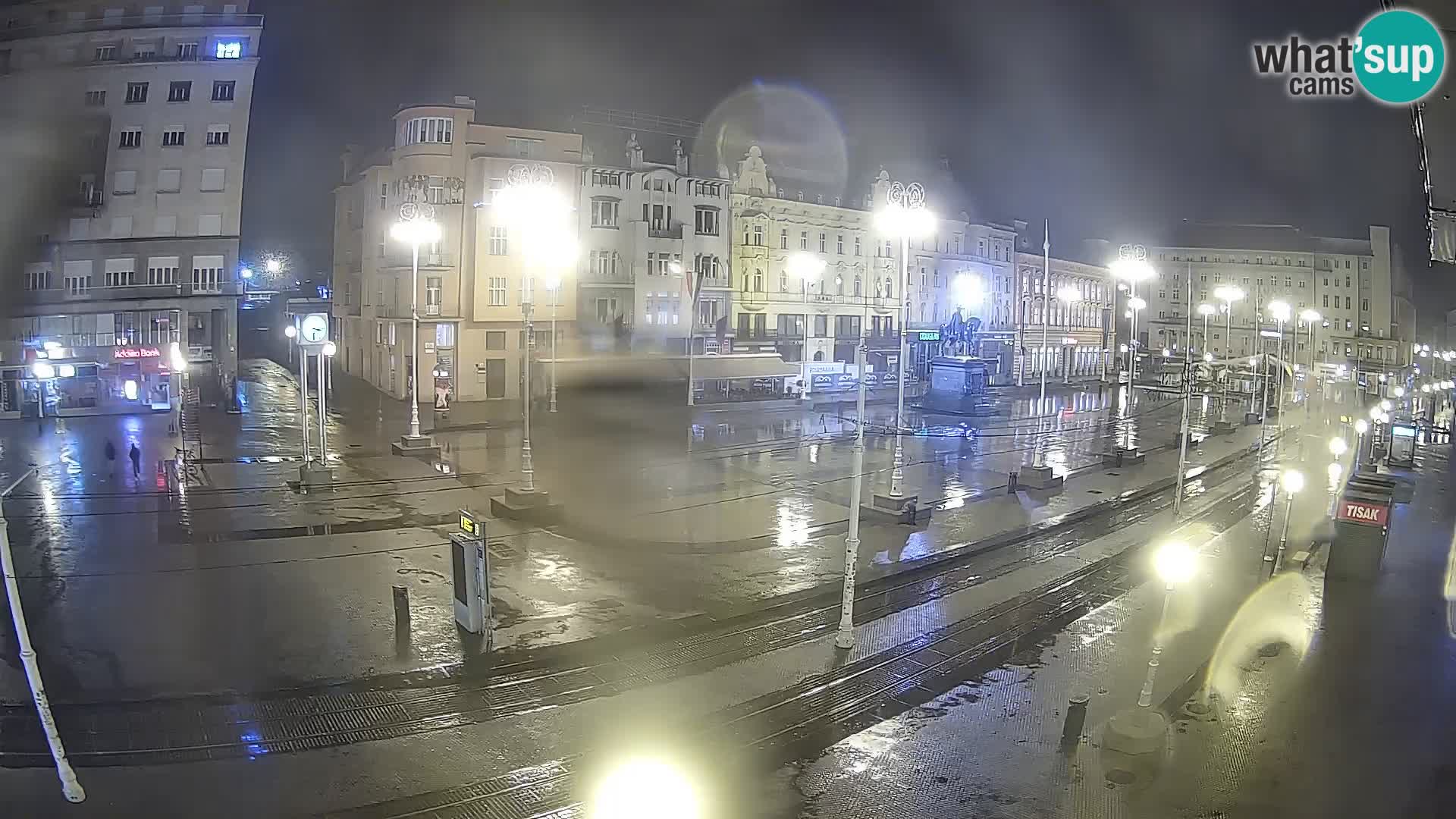 Zagreb webcam Ban Jelacica Platz | Kroatien