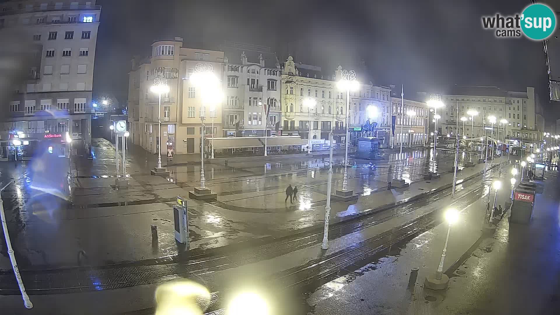 Zagreb webcam Ban Jelacica Platz | Kroatien