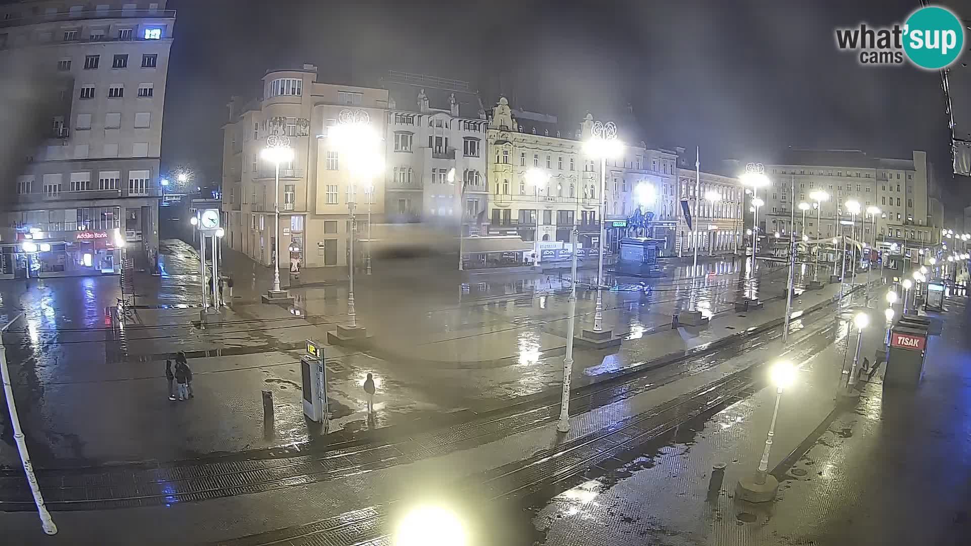 Zagreb webcam Ban Jelacica Platz | Kroatien