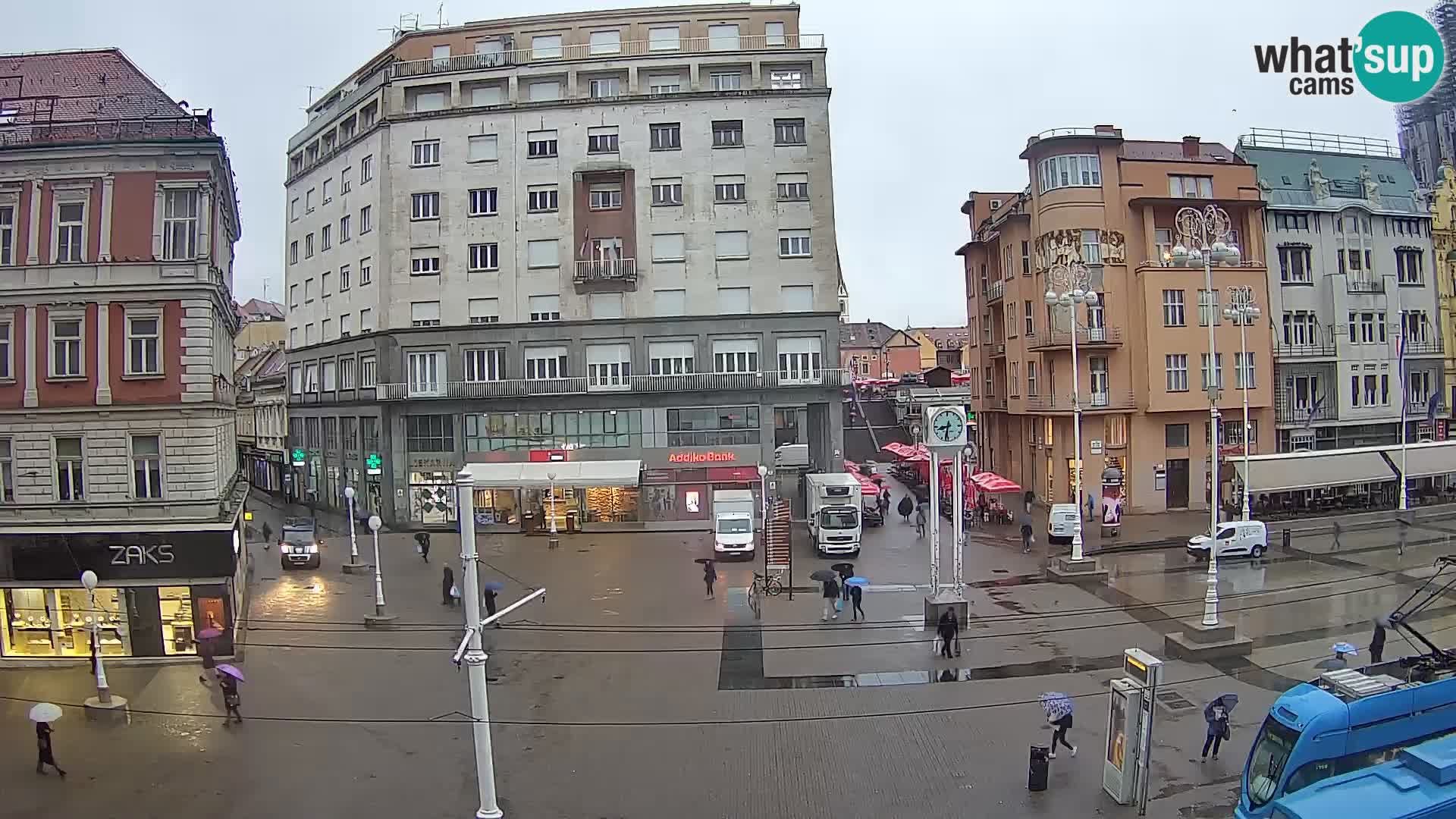 Zagreb live cam Bana Jelačića