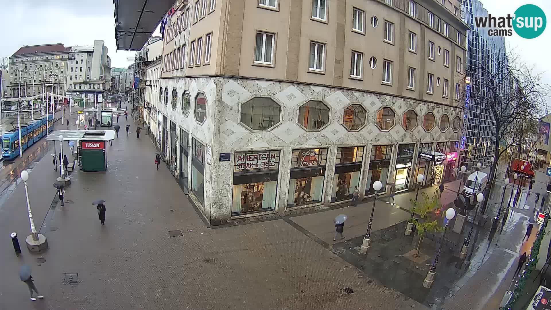 Zagreb webcam Ban Jelacica Platz | Kroatien