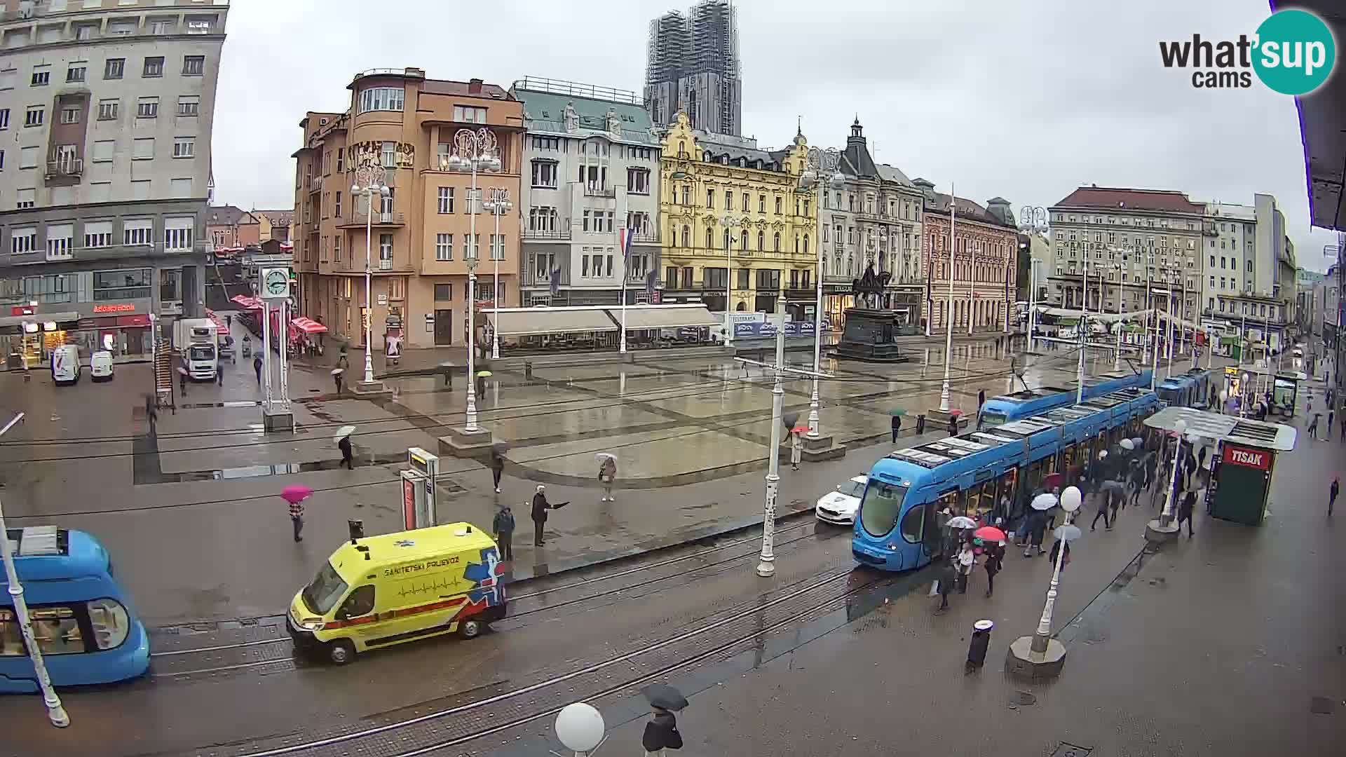 Zagabria – piazza Ban Jelačić