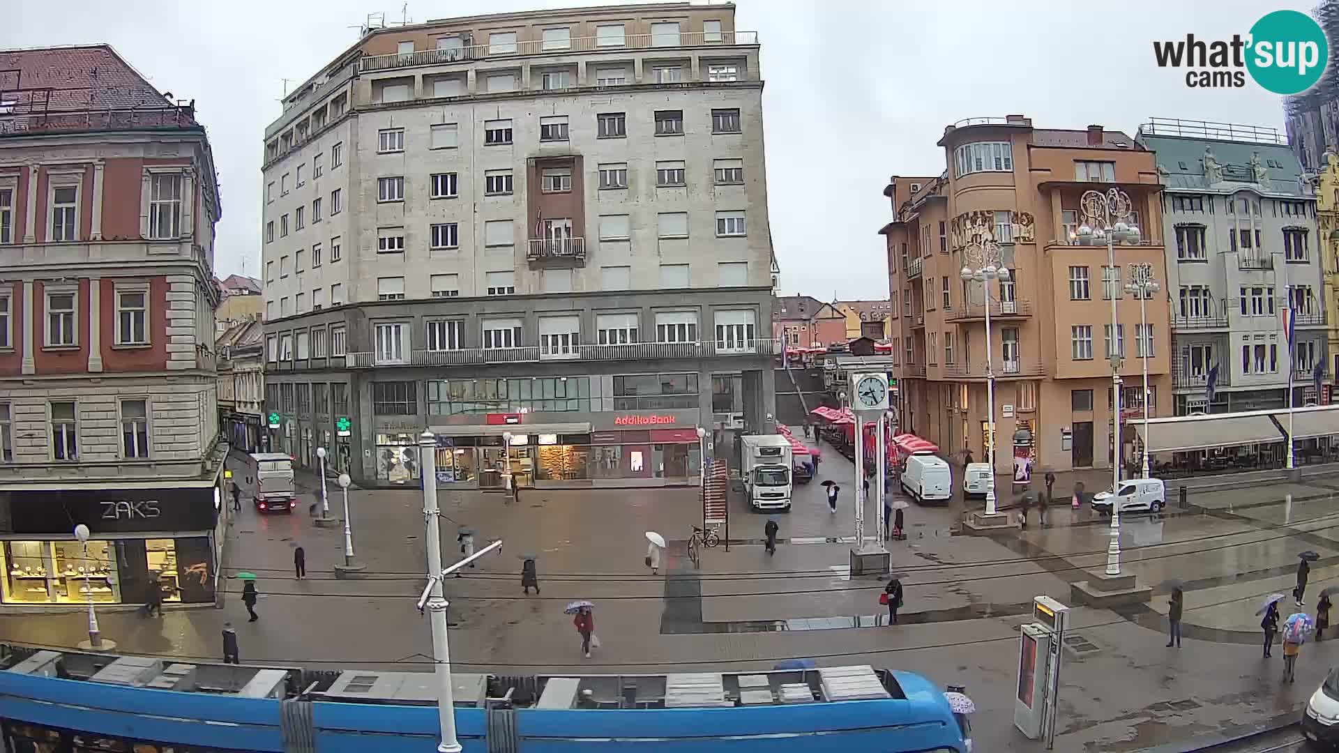 Webcam Zagabria Ban Jelacic piazza | Croazia