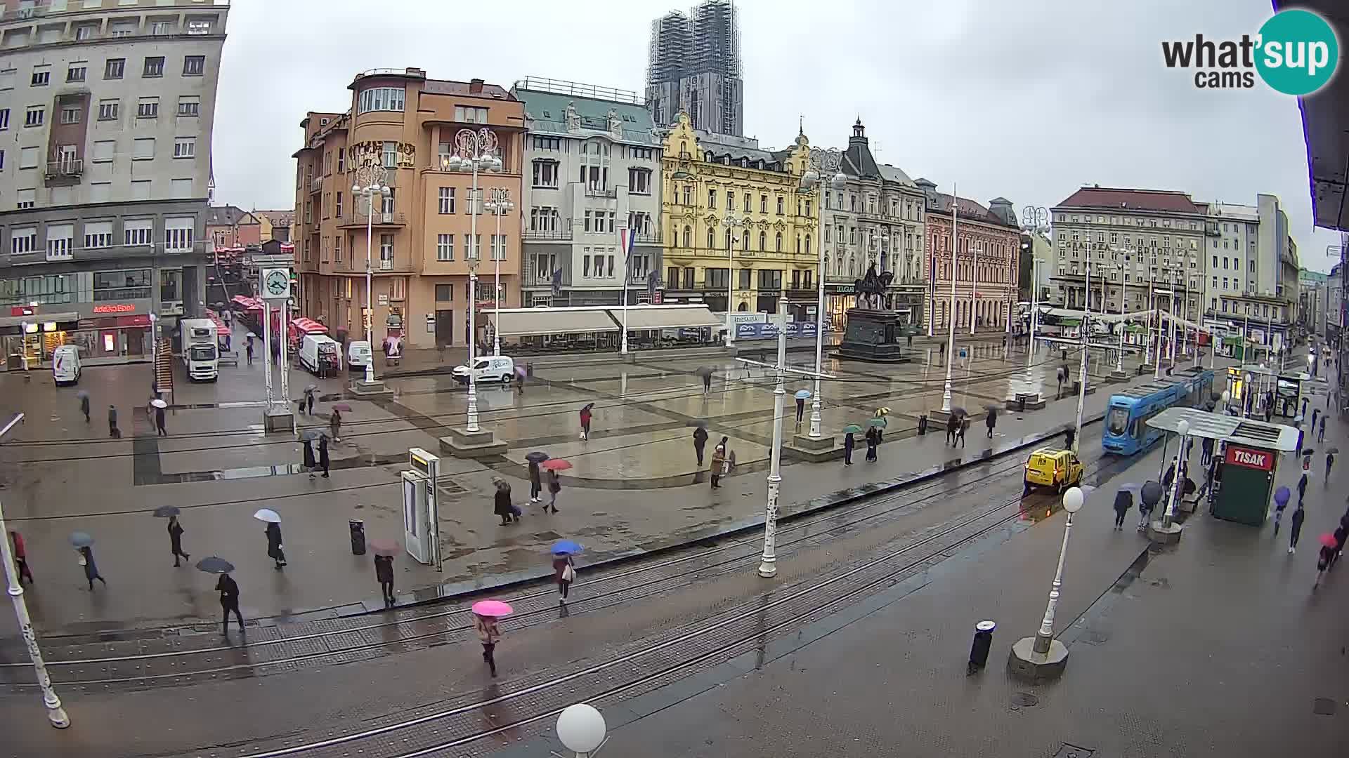 Zagreb live cam Bana Jelačića