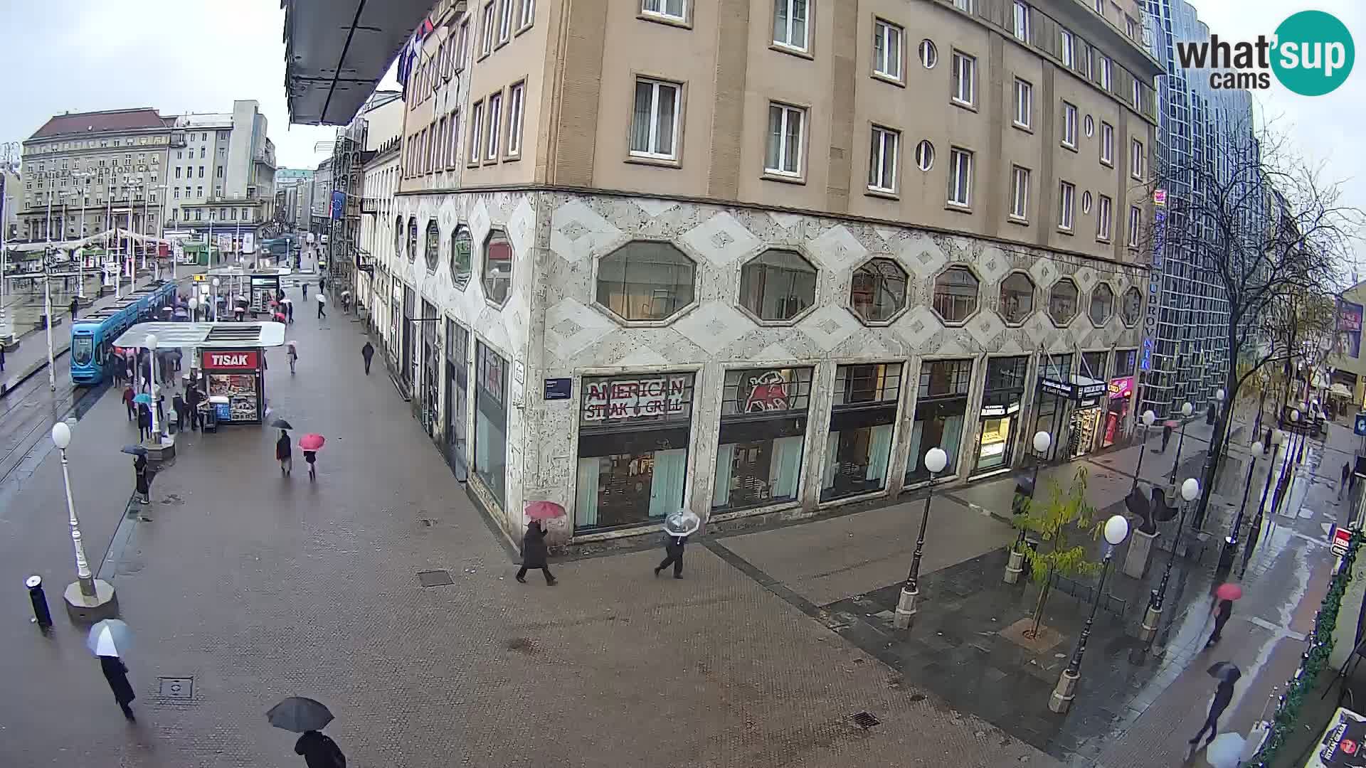 Zagreb live cam Bana Jelačića