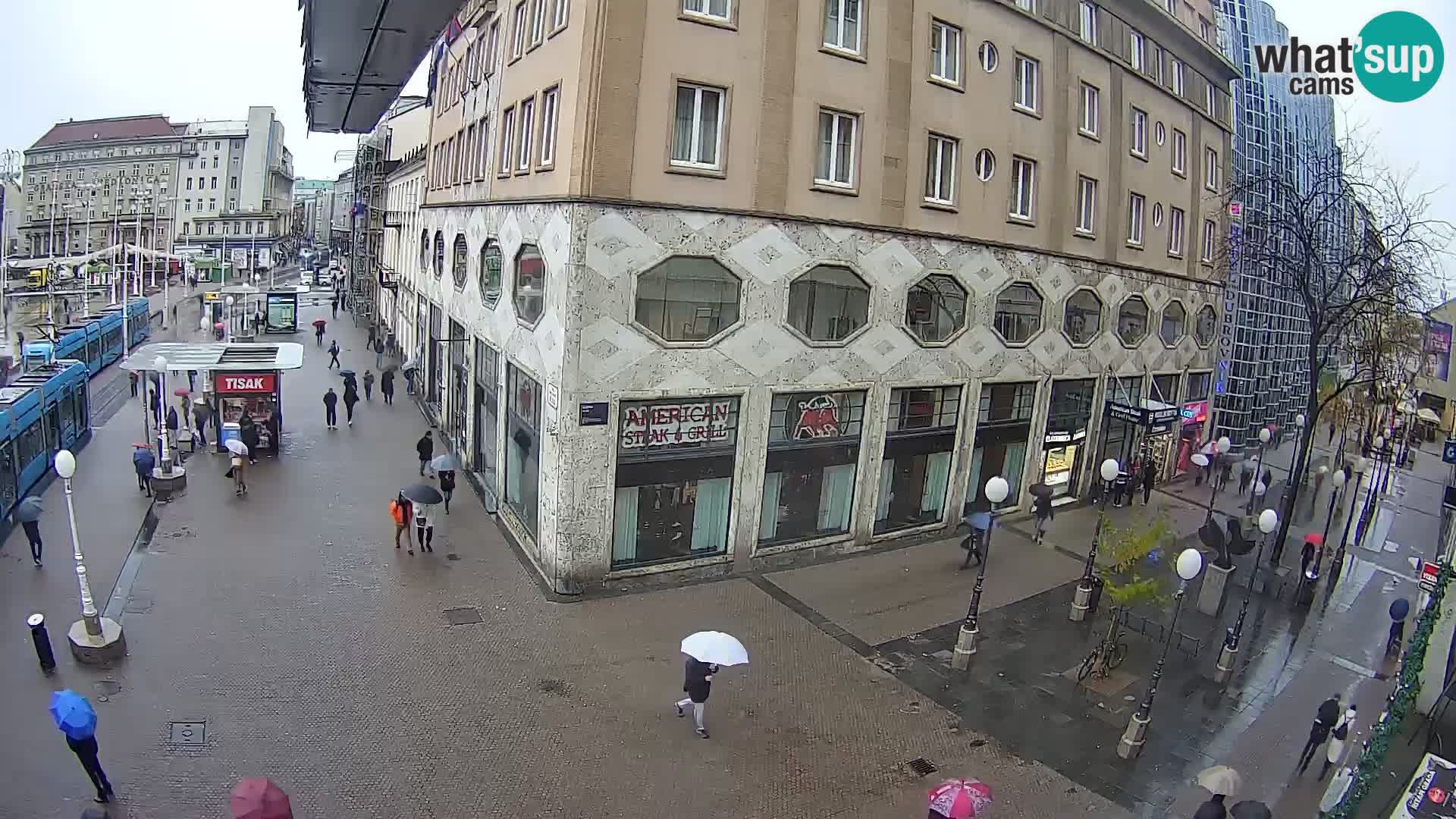 Zagreb webcam Ban Jelacica Platz | Kroatien